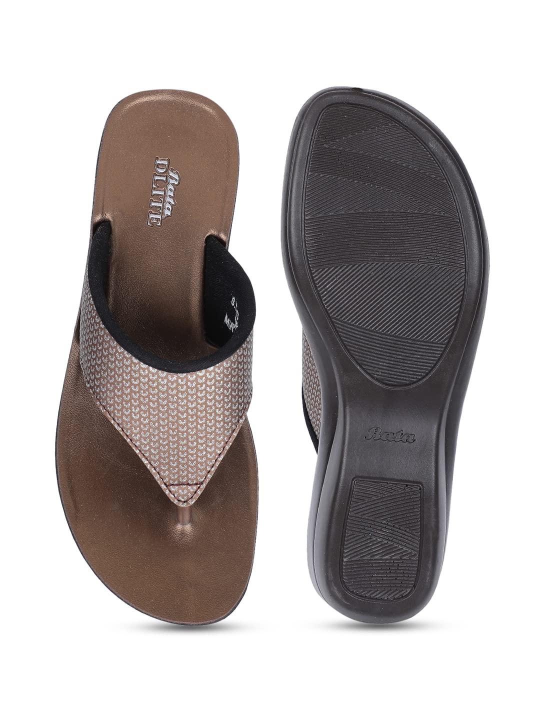 Bata Women's Wedge Heel Sandal - Beige - Image 4