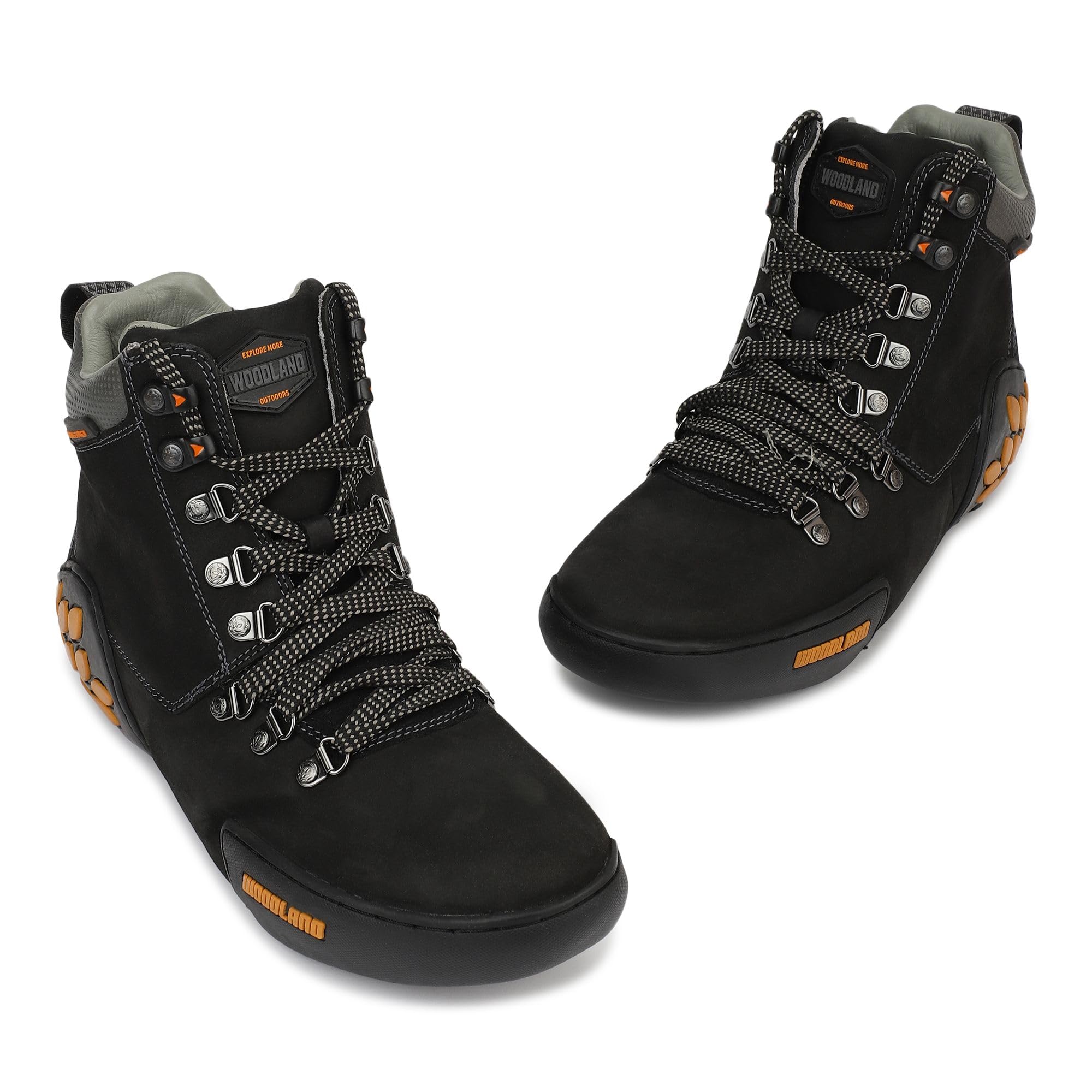 Woodland Men's Black Nubuk Boots - Waterproof - Image 2