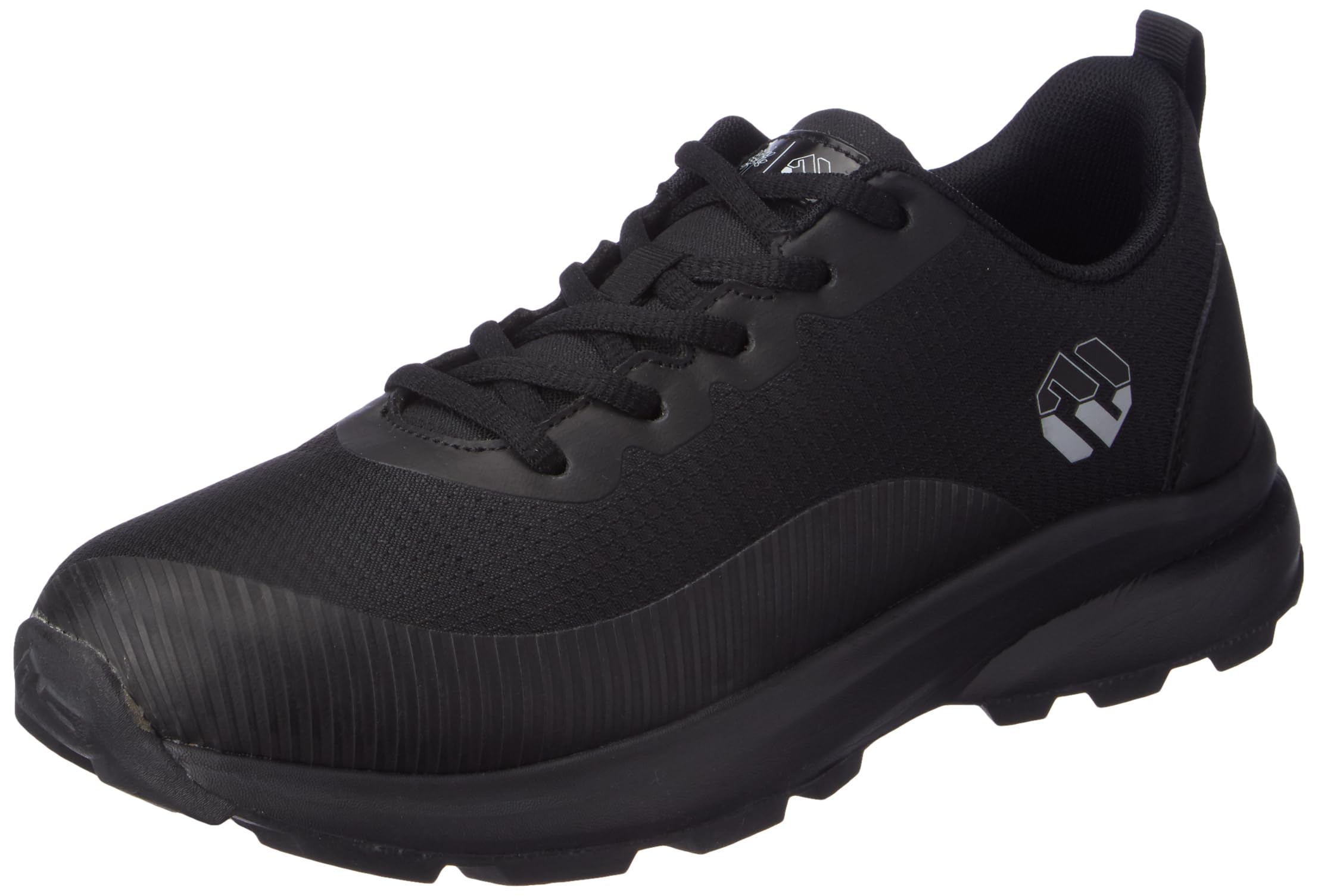 Woodland Men's Black Mesh Sports Shoes