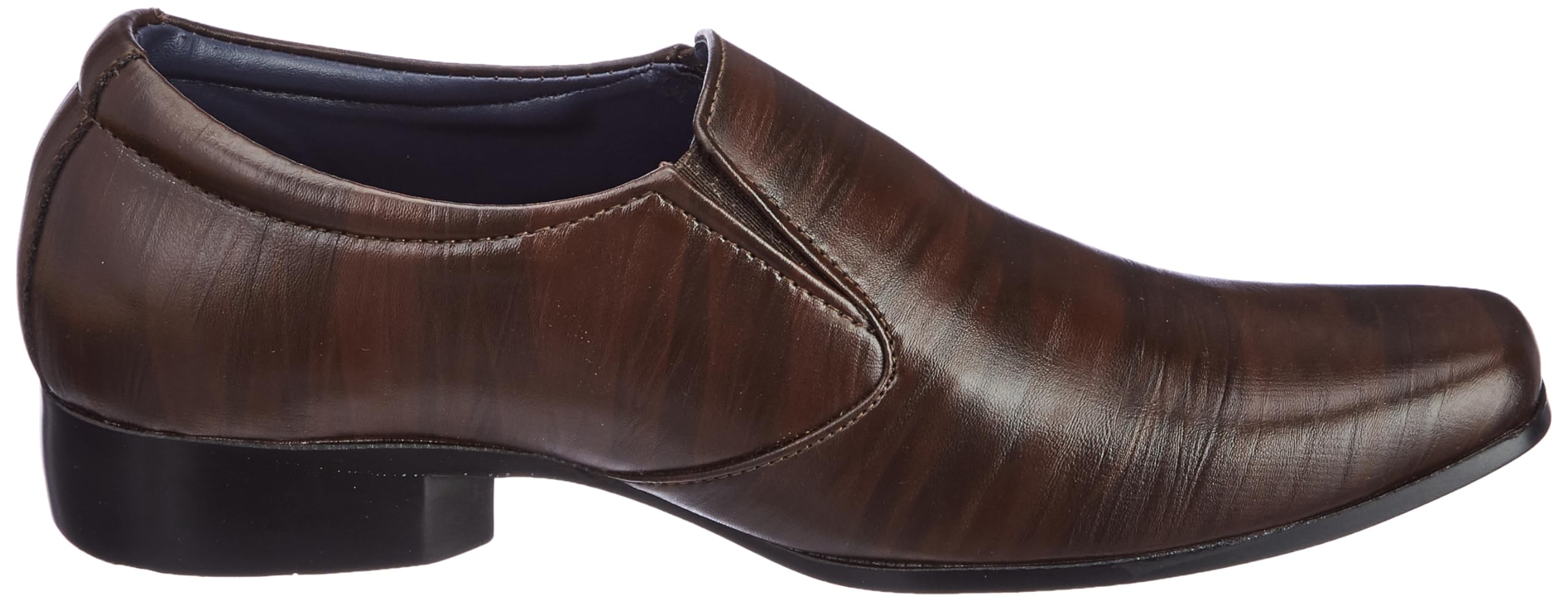 Bata Men's Brown Slip-On Formal Shoes - Image 4