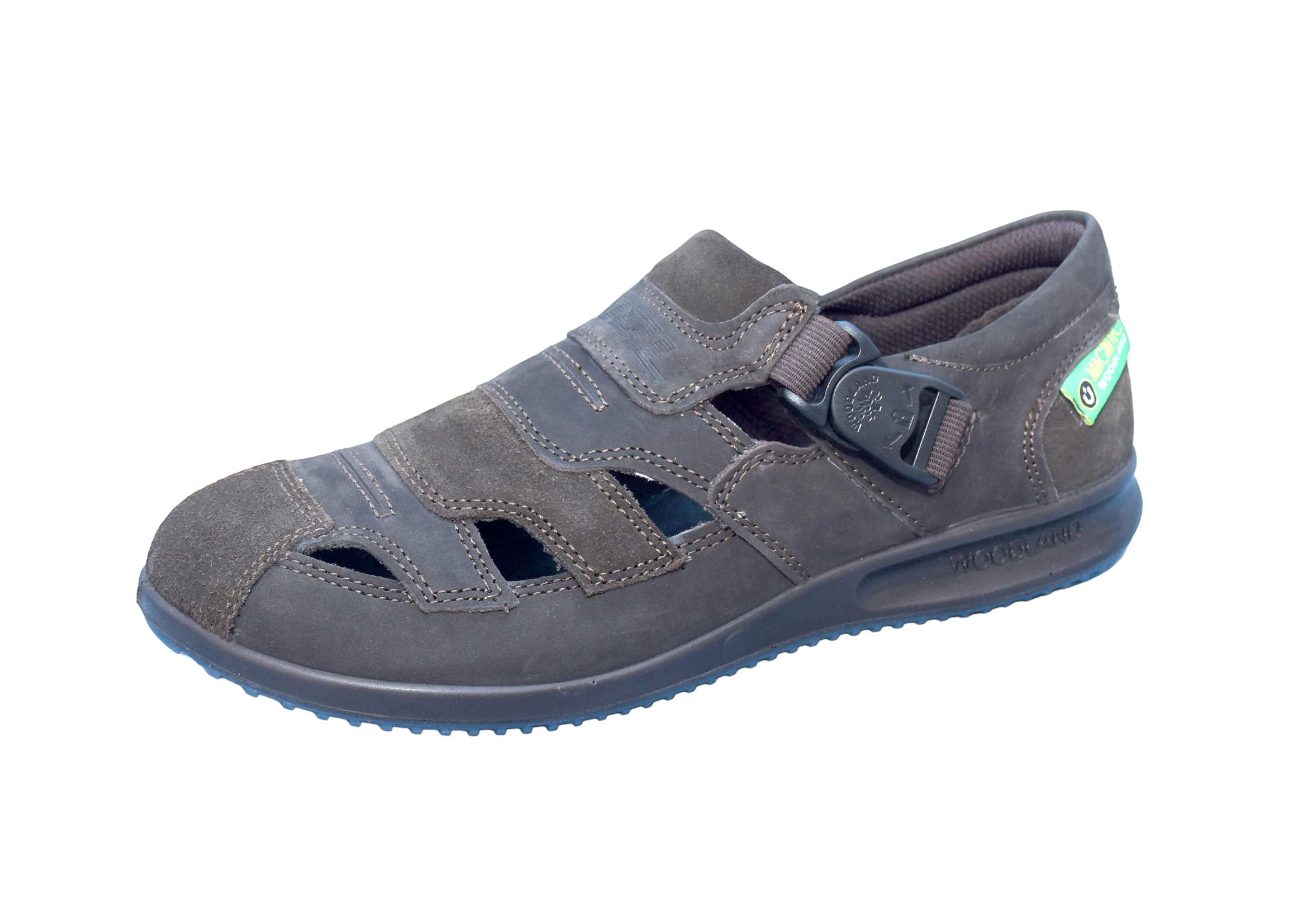 Woodland Men's DBrown NUBUK Leather Sandals