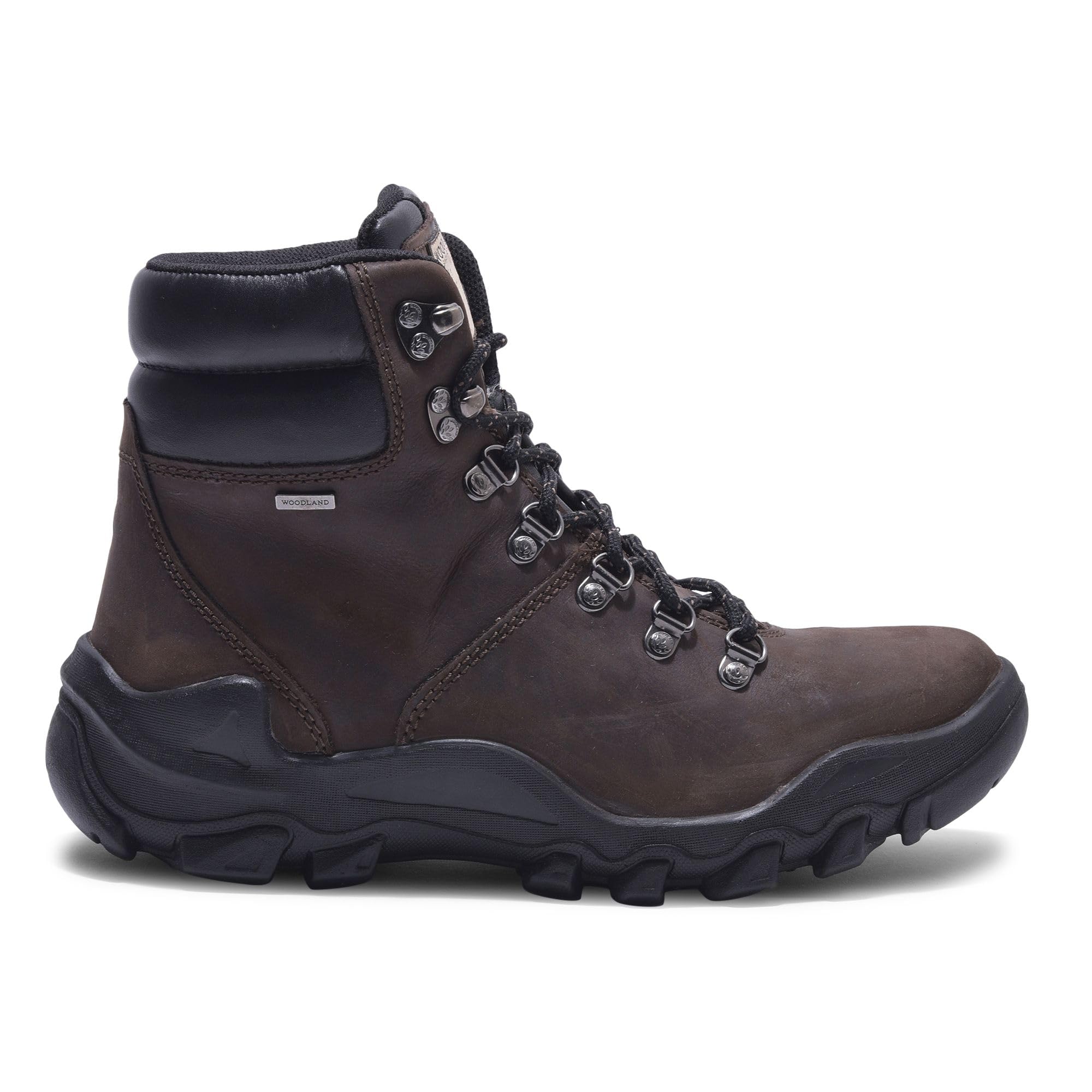 Woodland Men's Dark Brown Leather Boots