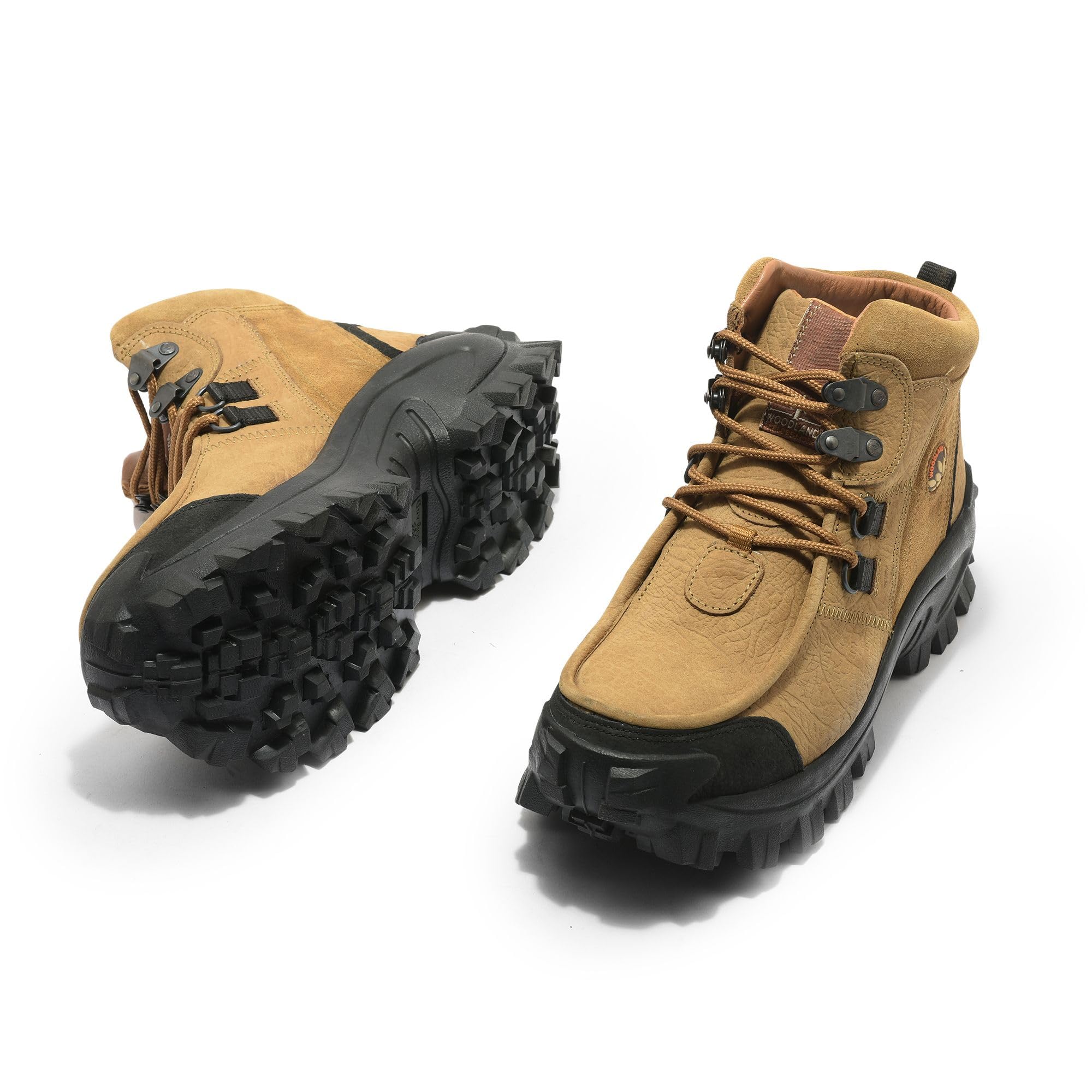 Woodland Men's Camel Leather Boots - Image 4