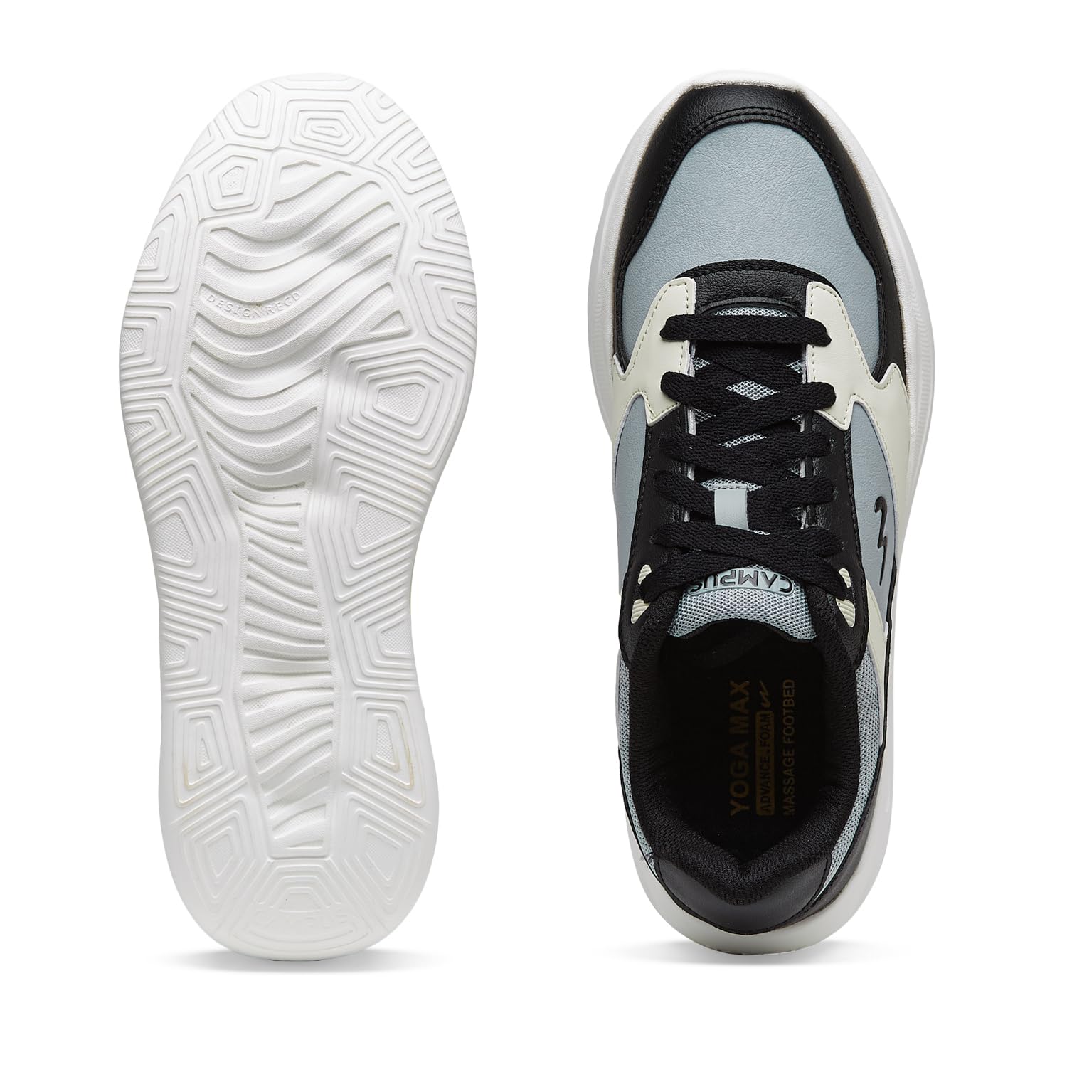 Campus Men's OG Sneakers - Off White Black - Image 5