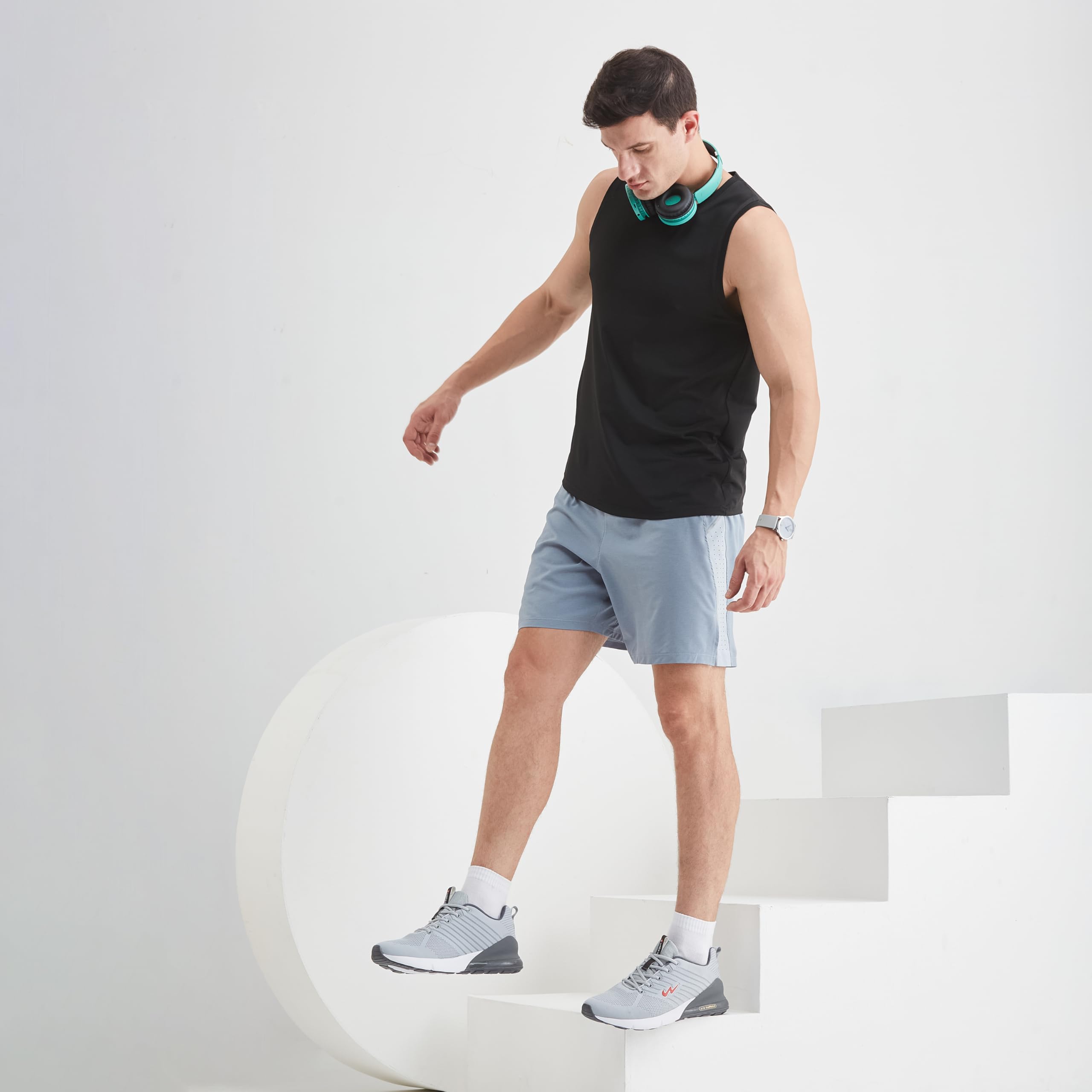 Campus Men's Grey Running Shoes - Image 3