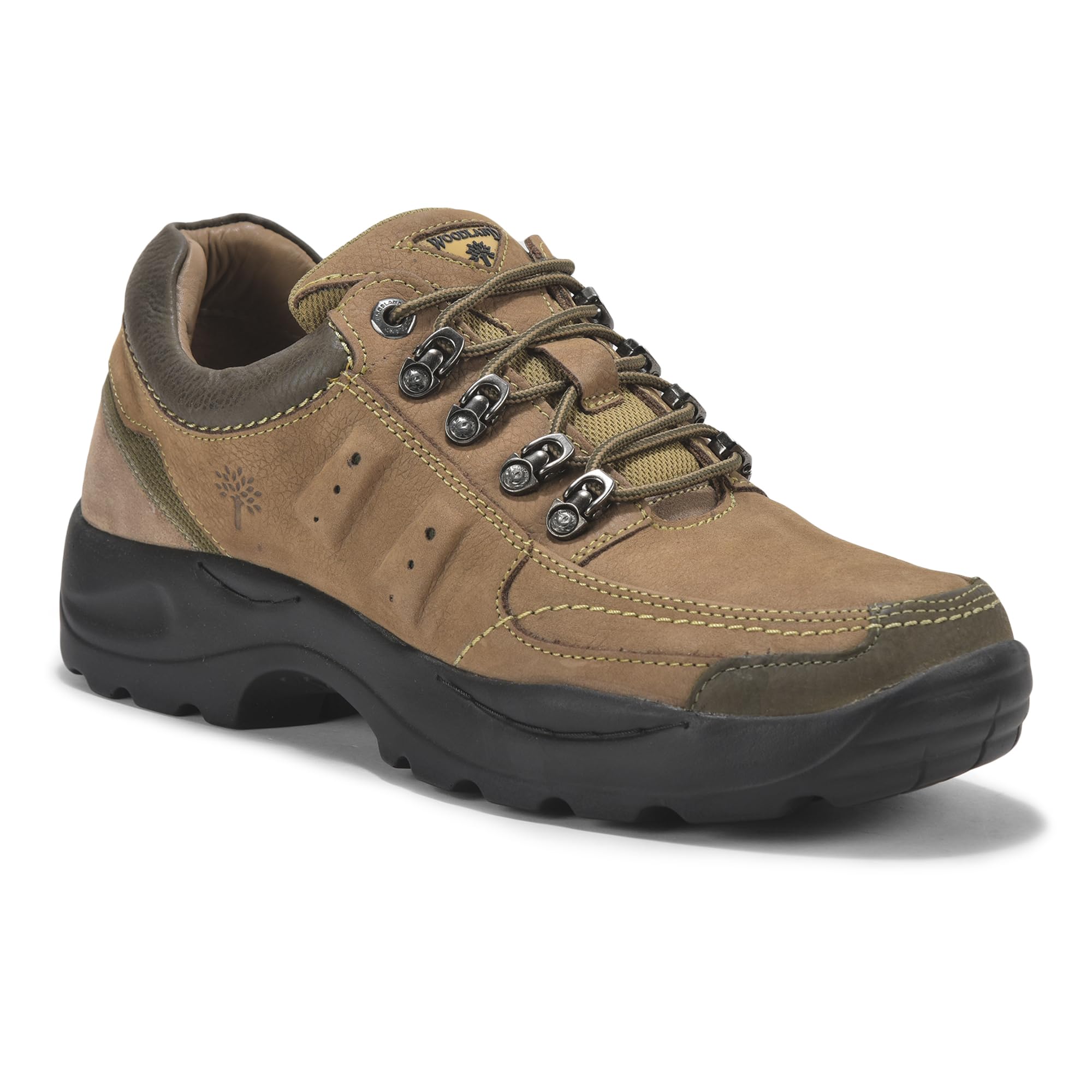 Woodland Men's Dubai Khaki Nubuk Casual Shoes