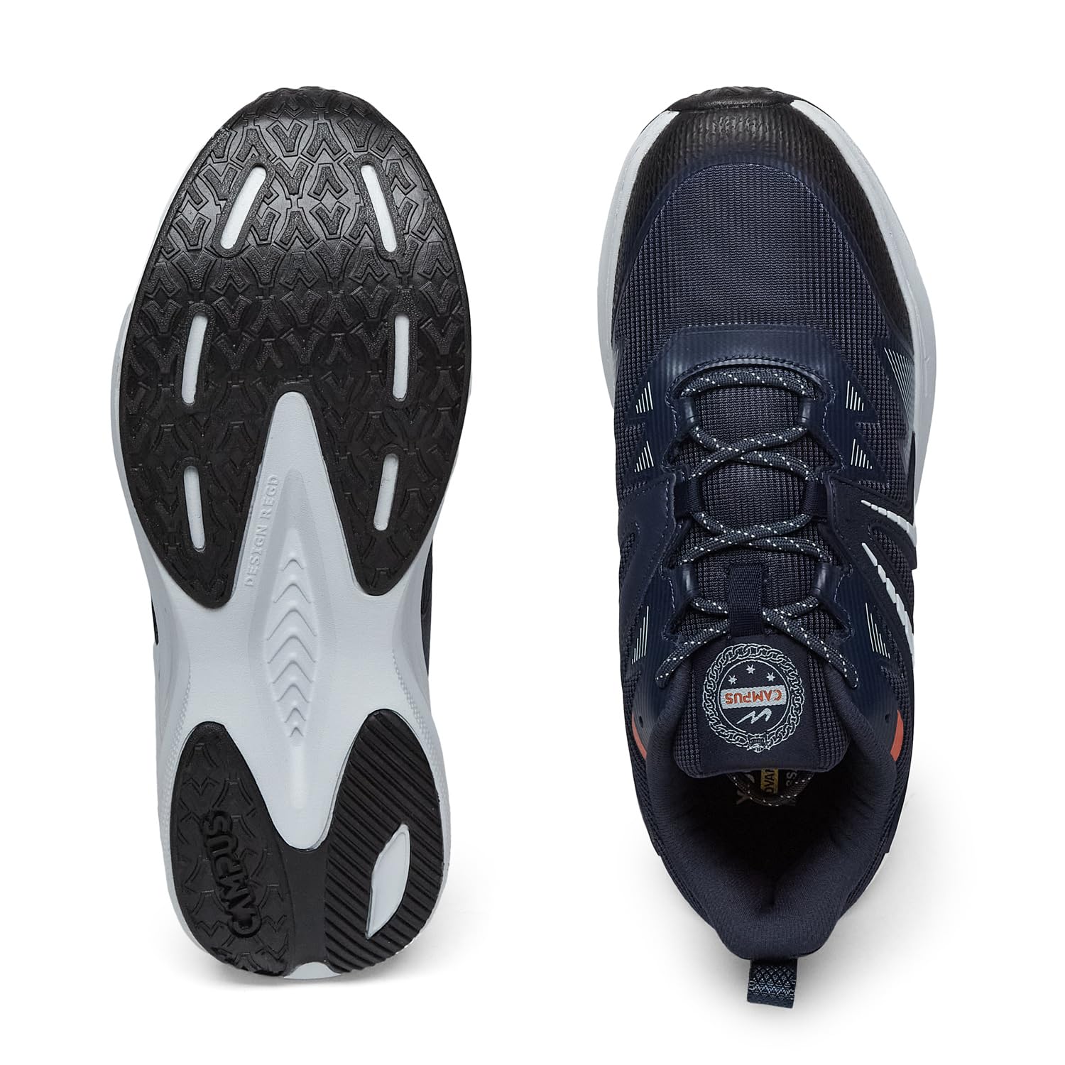 Campus Men's Navy Running Shoes - Image 5