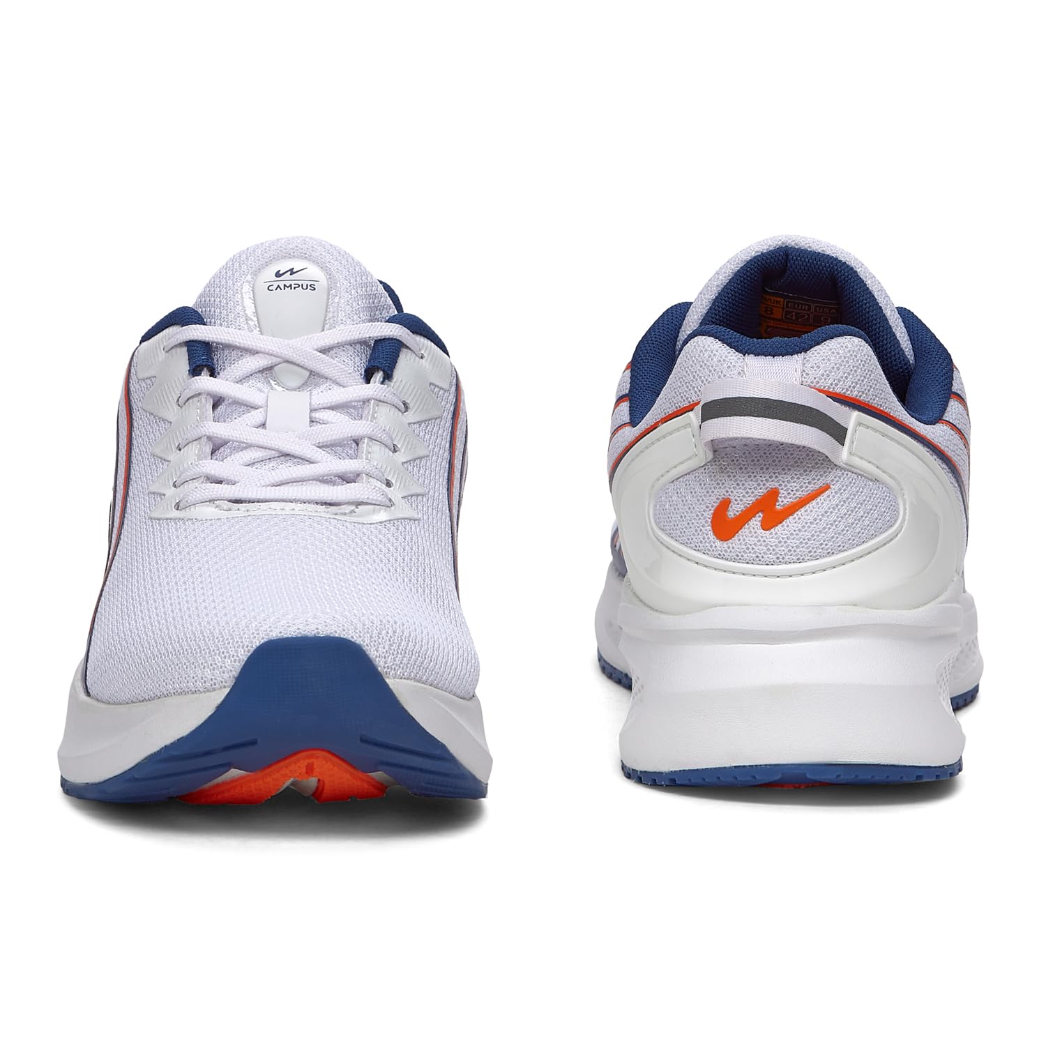 Campus Men's MARVRICK Running Shoes - WHT/R.Slate - Image 3