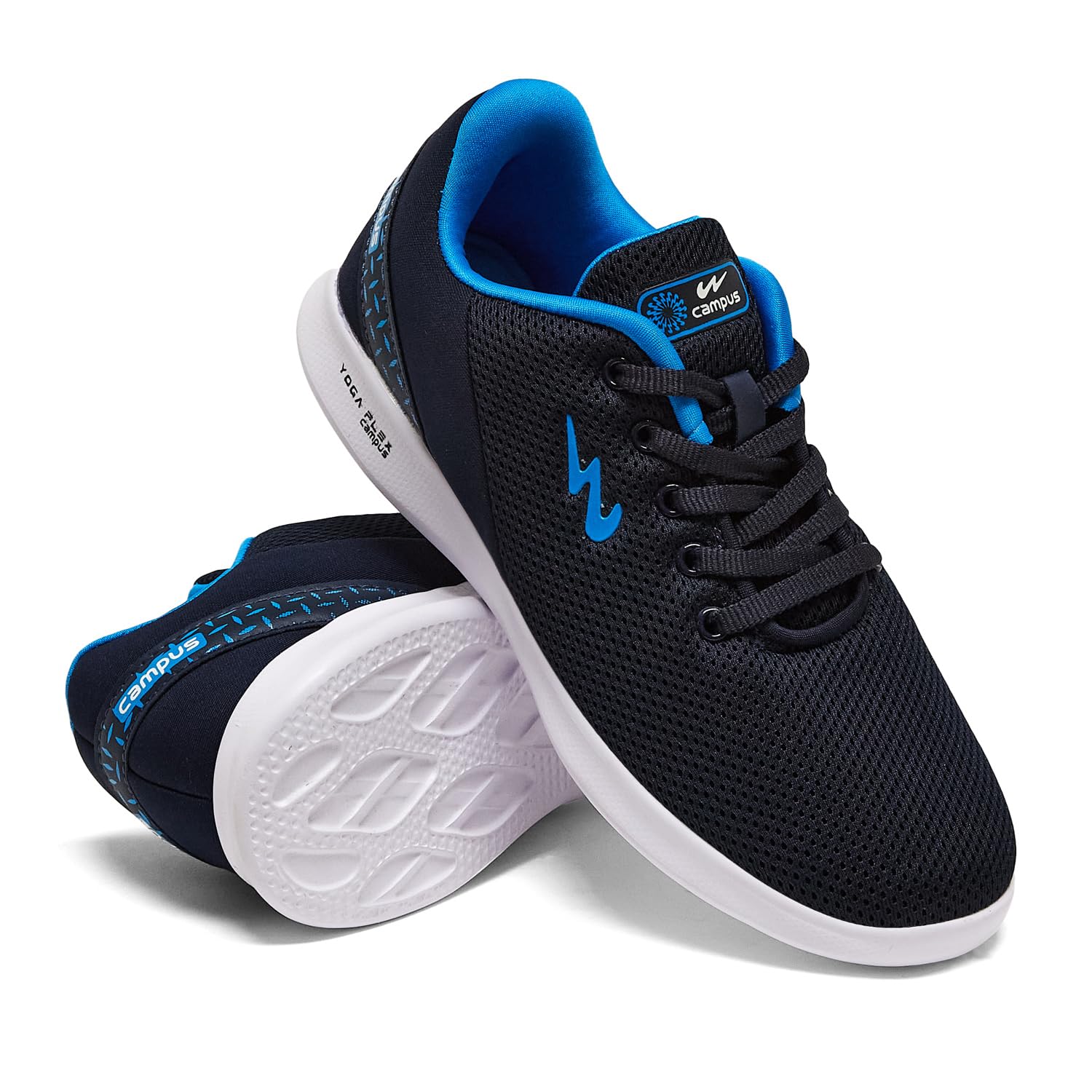 Campus Cristy Women's Running Shoes - Navy/Sky Blue - Image 3