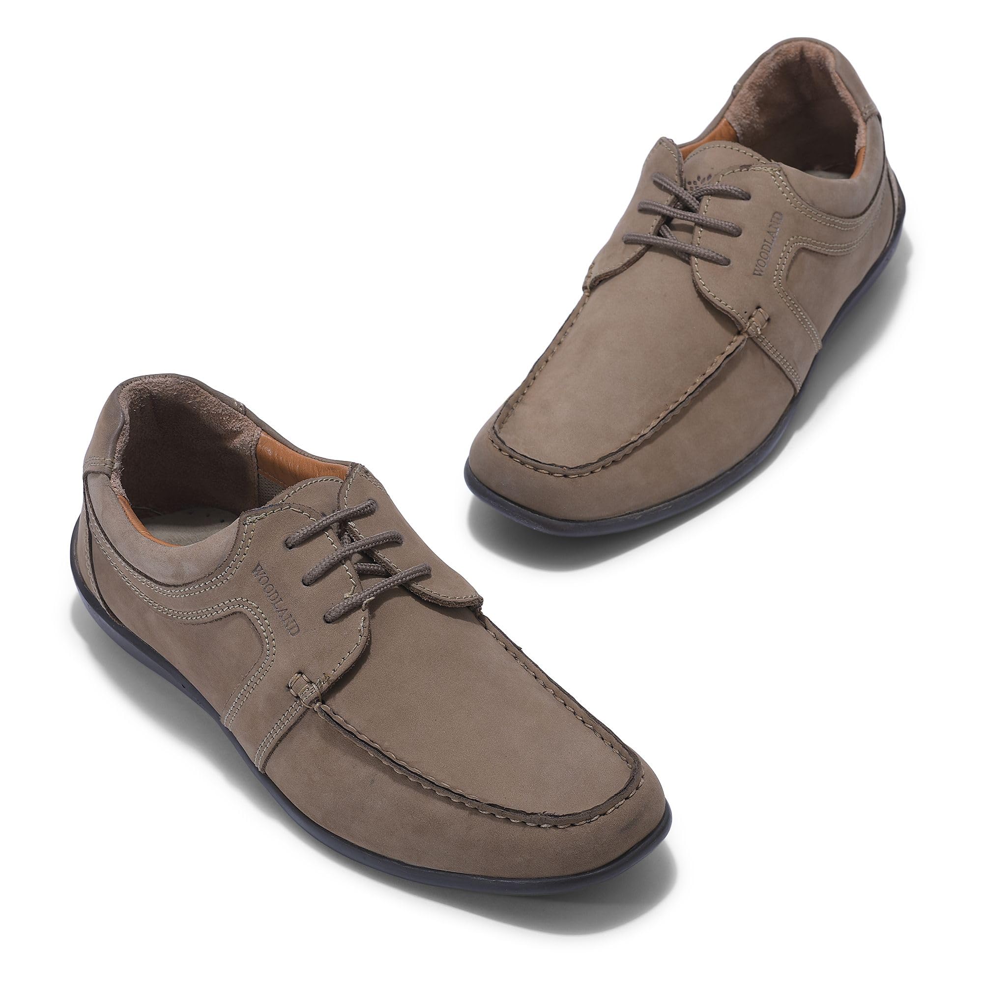Woodland Men's Khaki Casual Shoe - Image 3