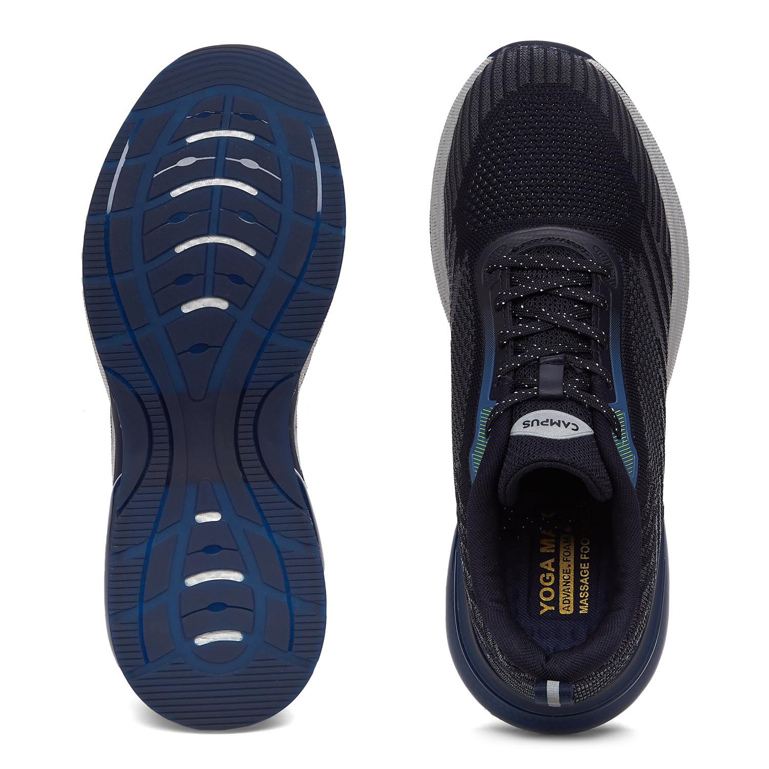 Campus Men's Summit Running Shoes - Navy - Image 5