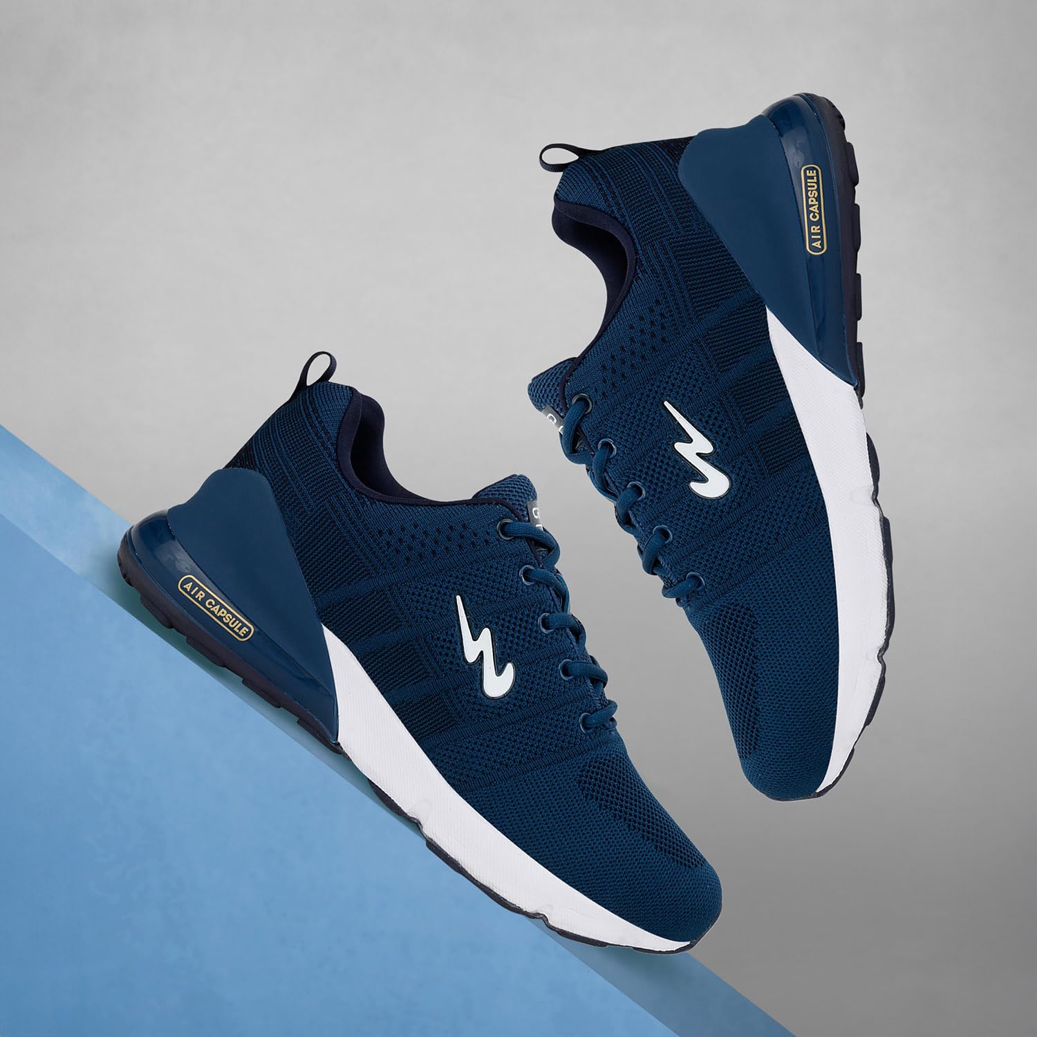 Campus Men's Syrus Running Shoes - Blue - Image 4