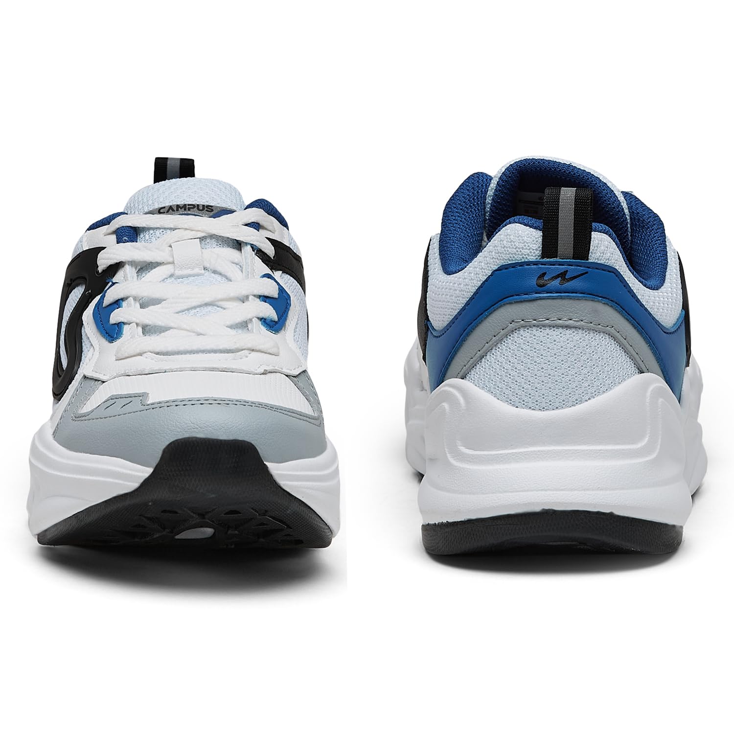 Campus Stardust Sneakers for Men - White/Sky Blue - Image 3