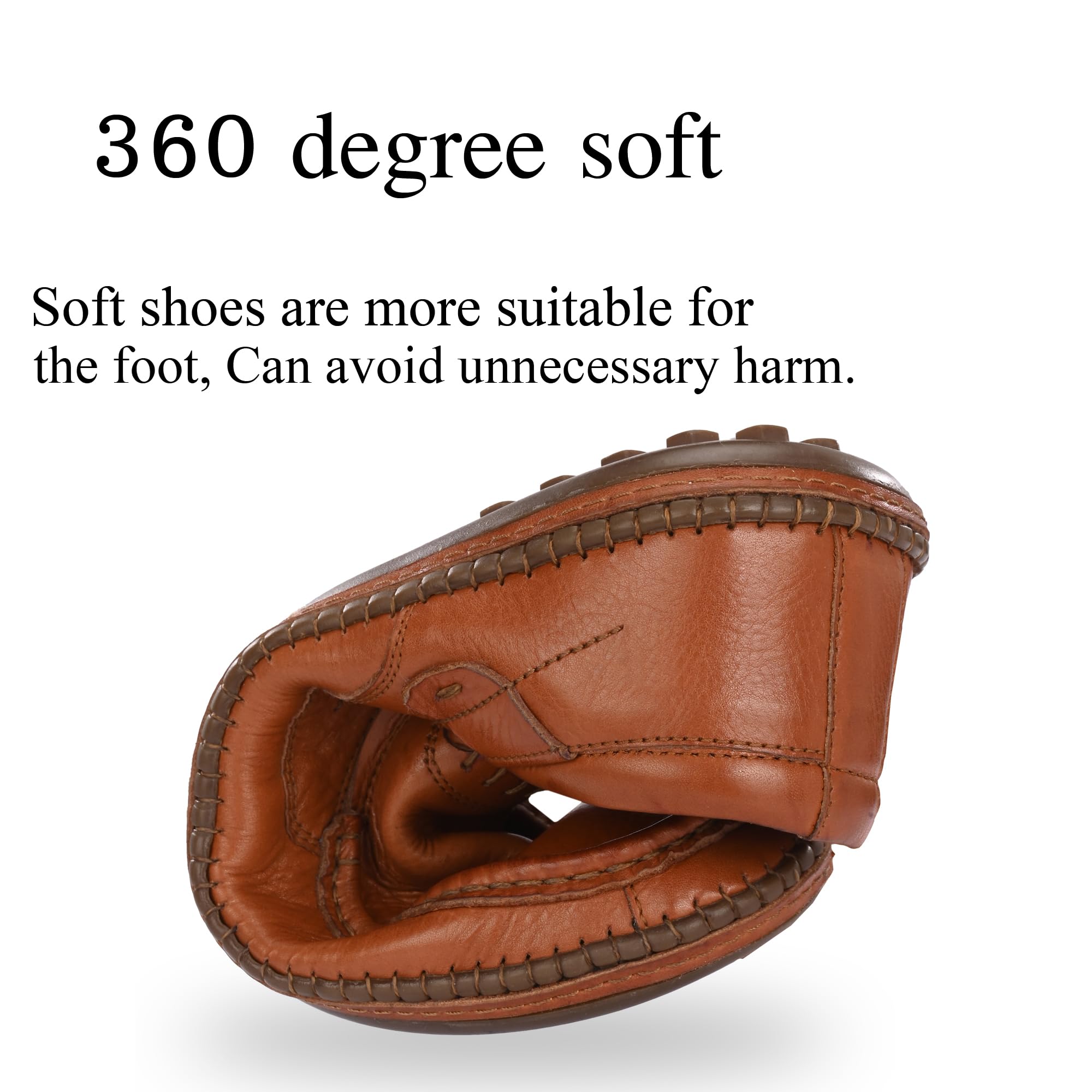 Centrino Blue Leather Loafers for Men - Image 4