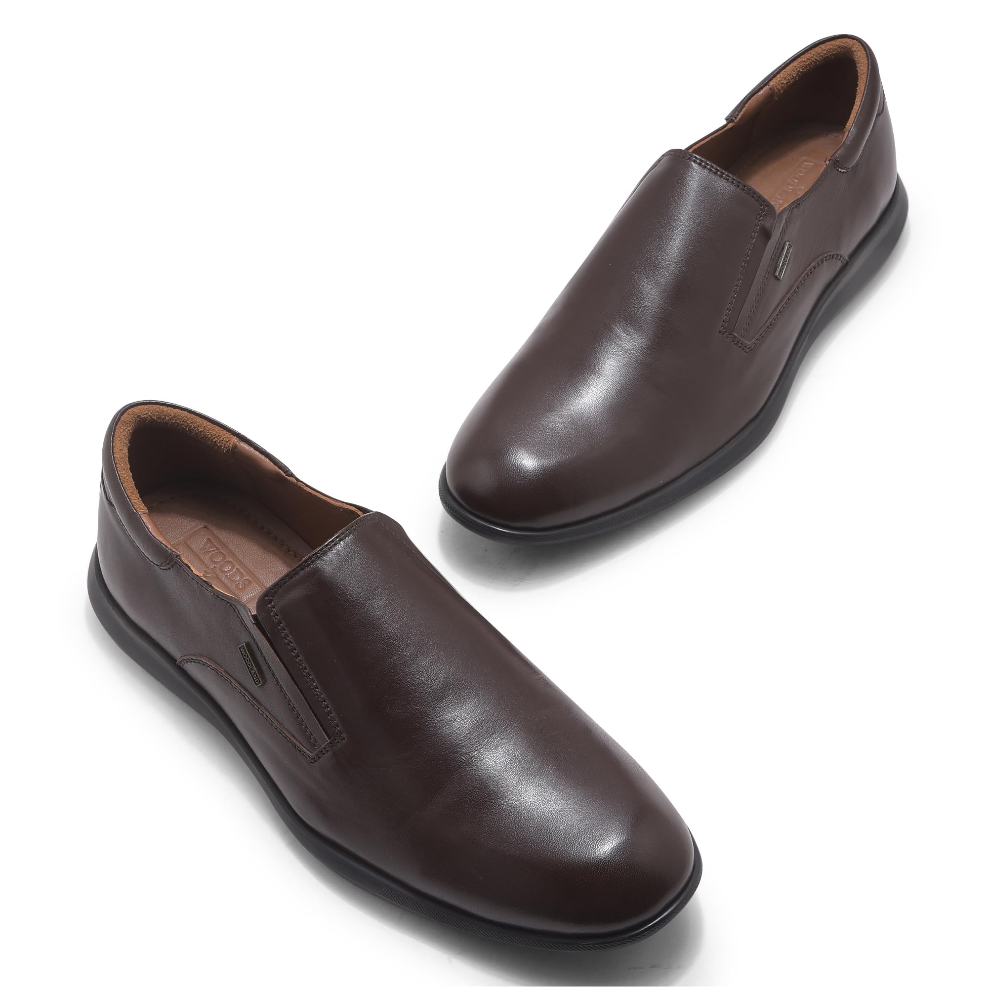 Woodland Men's Brown Formal Shoes - Image 5