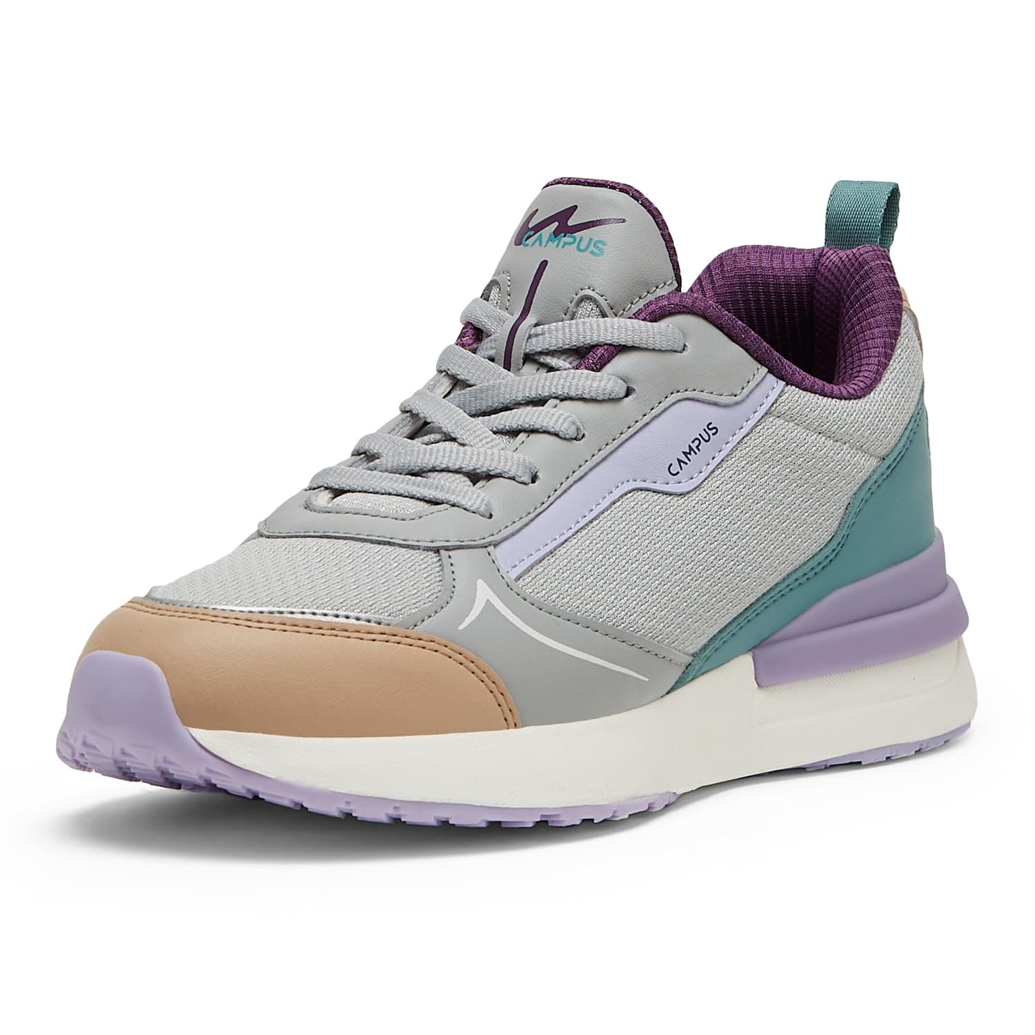 Campus Rassle Sneakers for Women - Light Grey/L.Beige