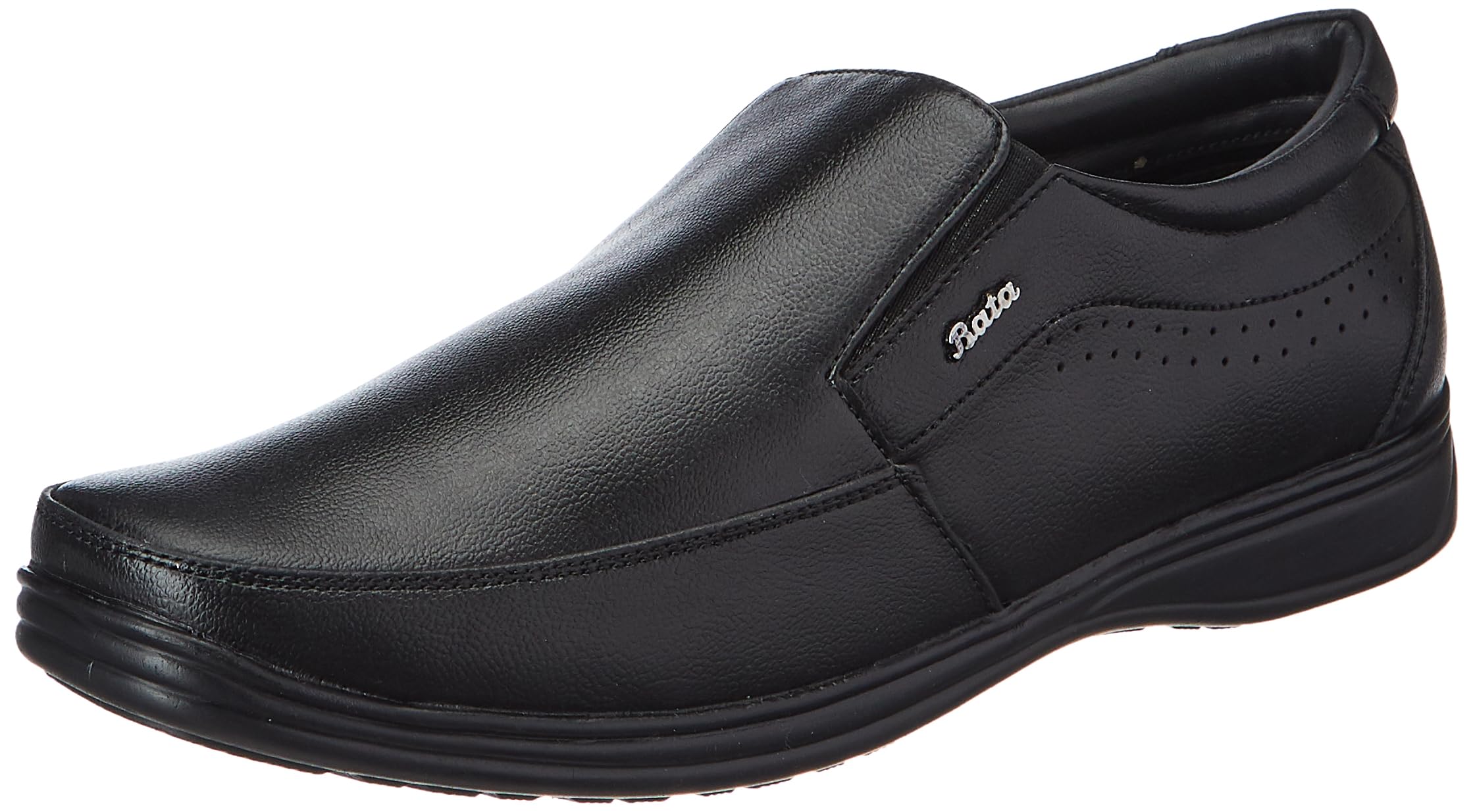 Bata Men's Slip-on Formal Shoes - Black