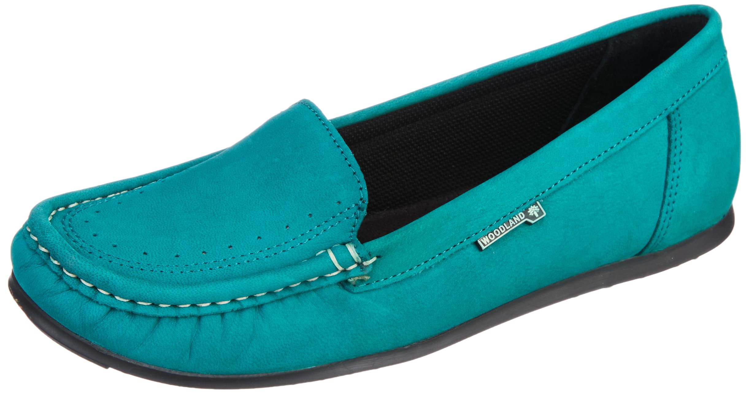 Woodland Women's Turquoise Nubuk Goat Bally