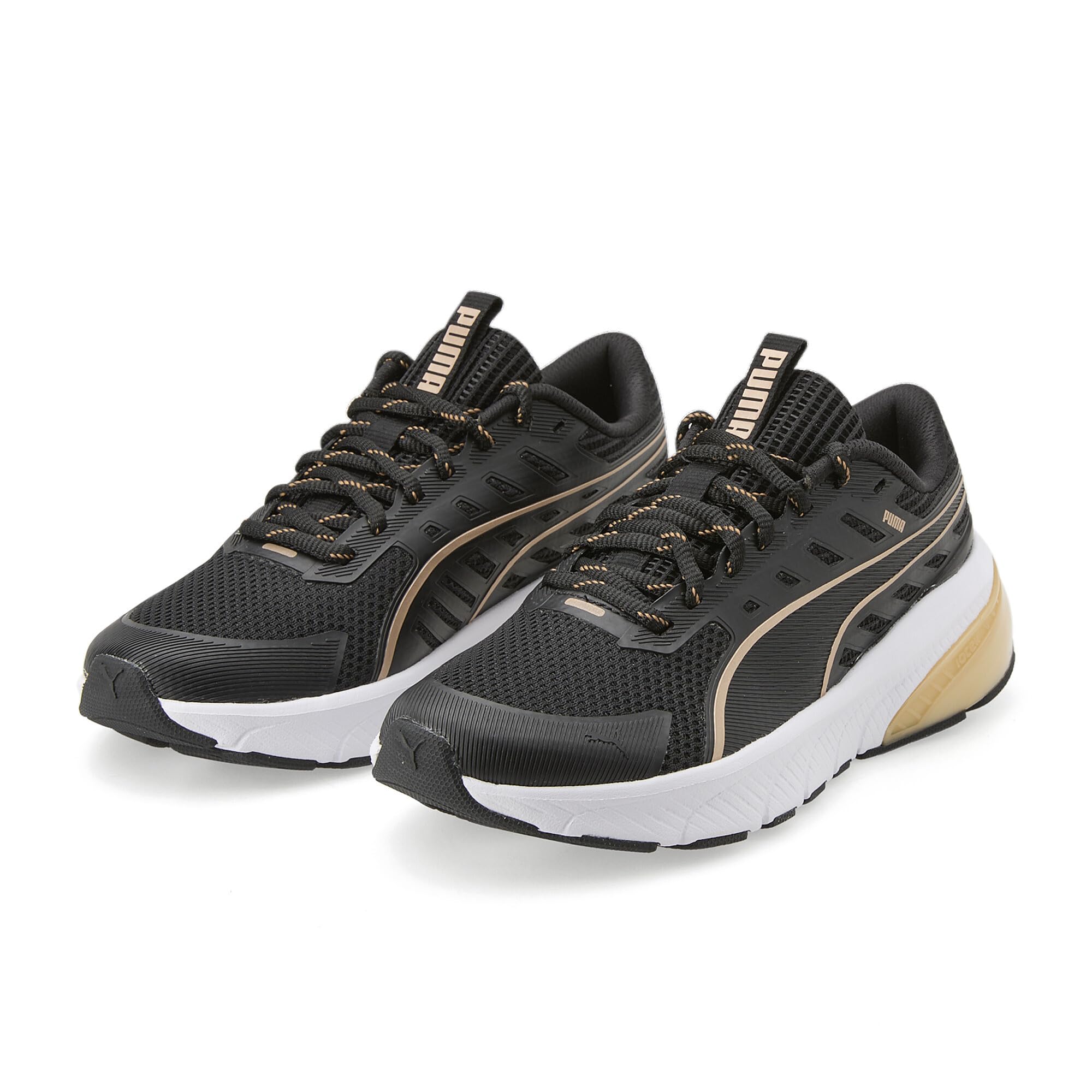 Puma Cell Glare WNS Running Shoe - Black Gold White - Image 2