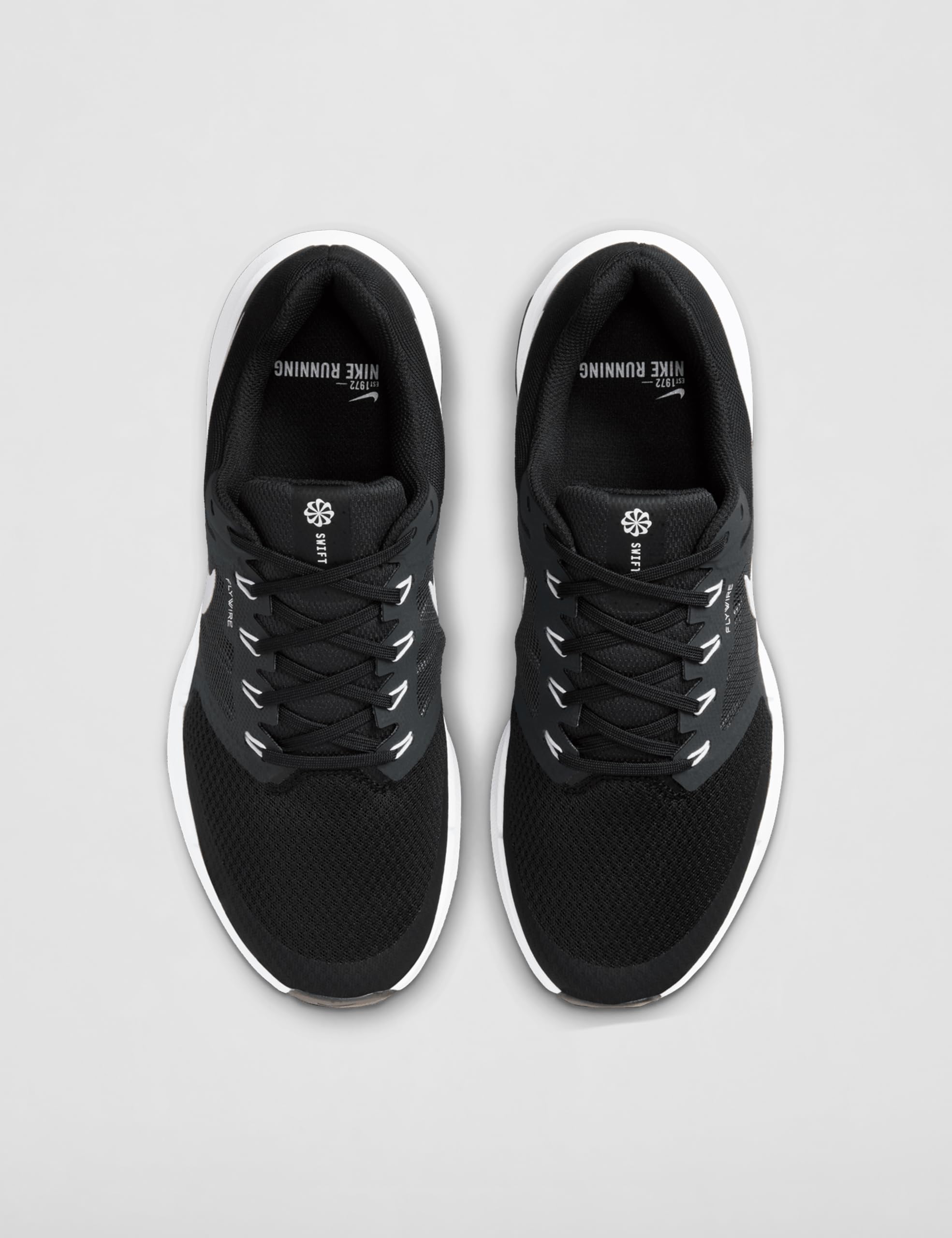 Nike Men's Running Shoes - Black White - Image 4