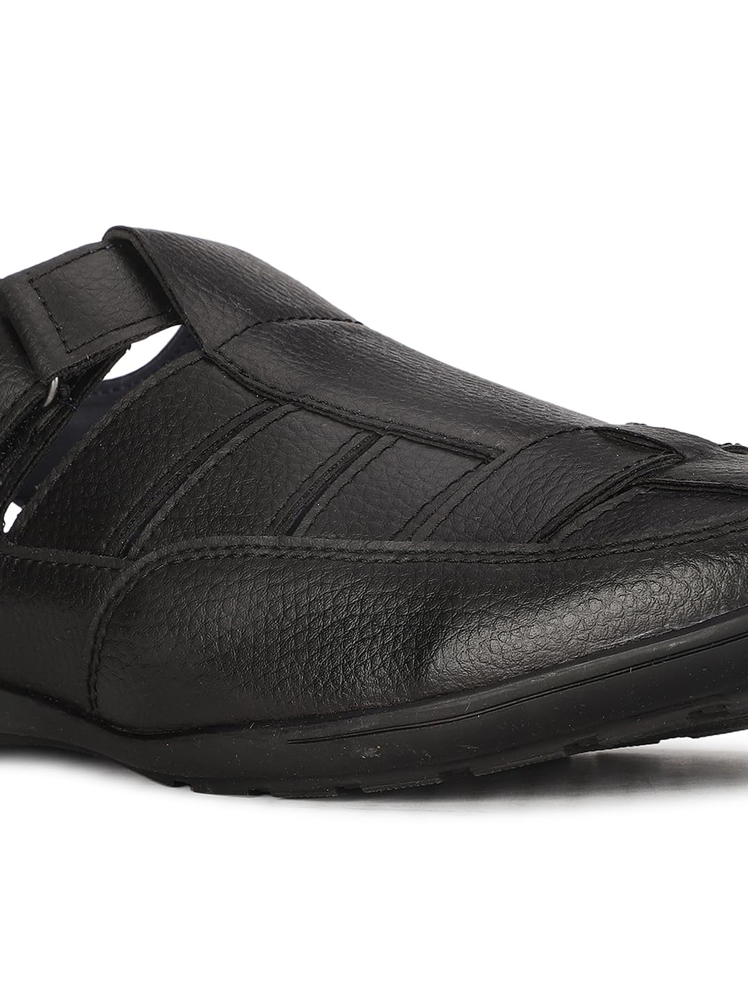 Bata Men's Slip-on Fisherman Sandal - Black - Image 5