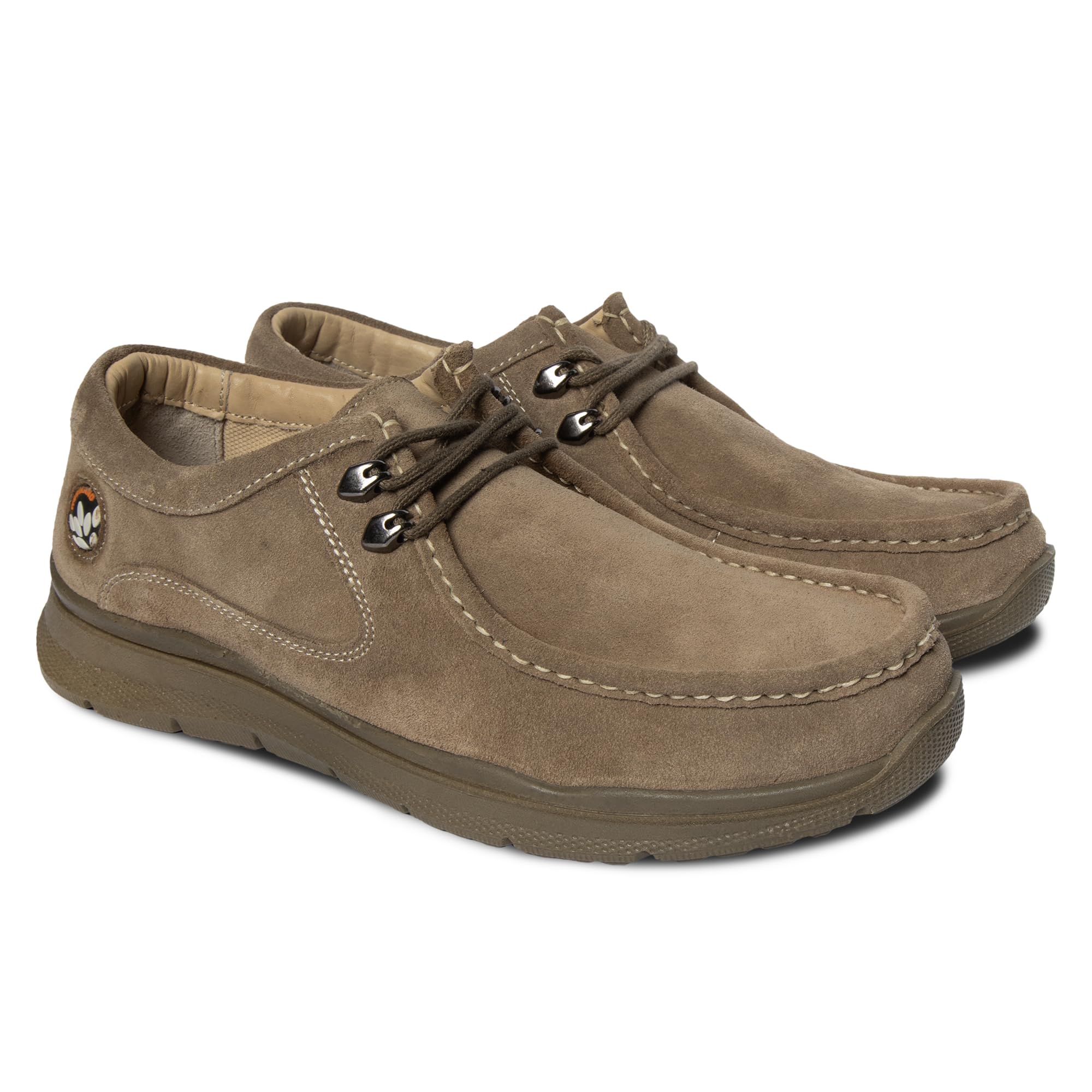 Woodland Men's Dubai Khaki Suede Shoes