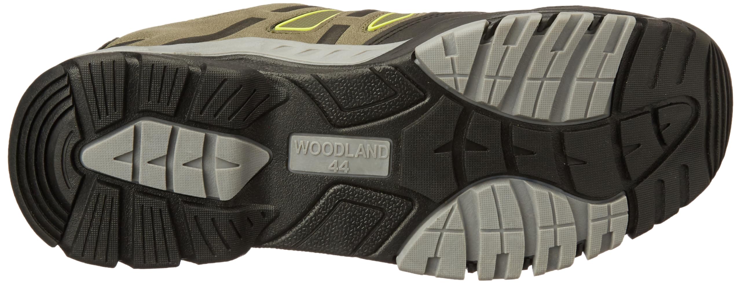 Woodland Men's Olive Mesh Sports Shoes - Image 3
