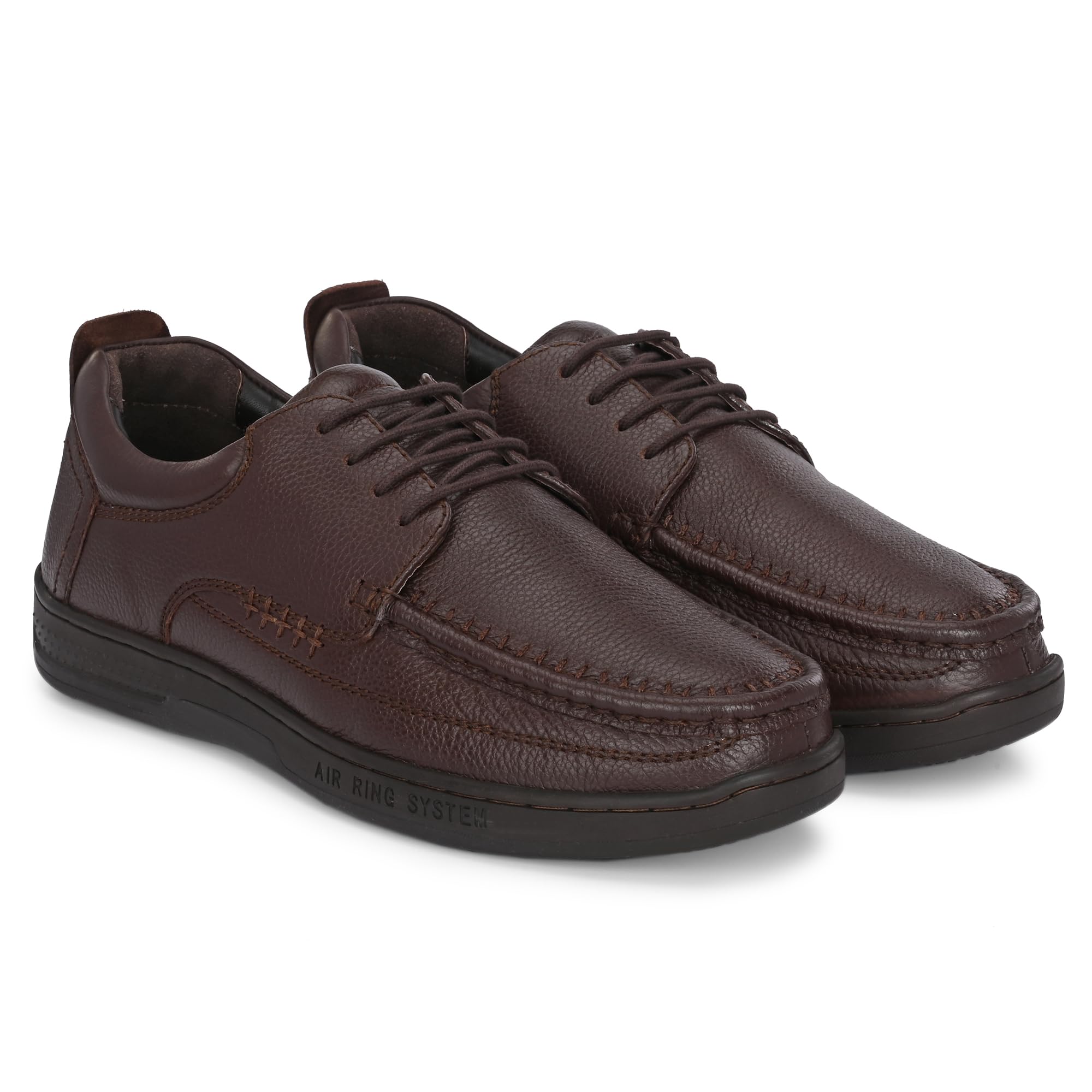Centrino Men's Blue Leather Formal Shoes - Image 3