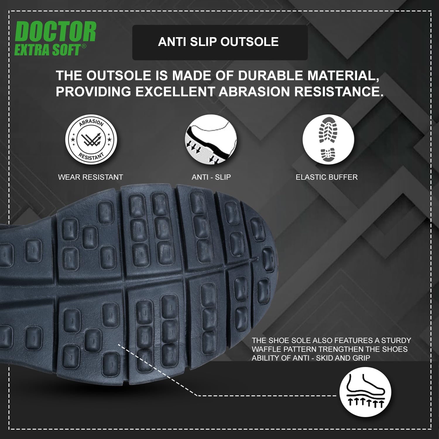 DOCTOR Men's Lace-up Sports Running Shoes - Image 5