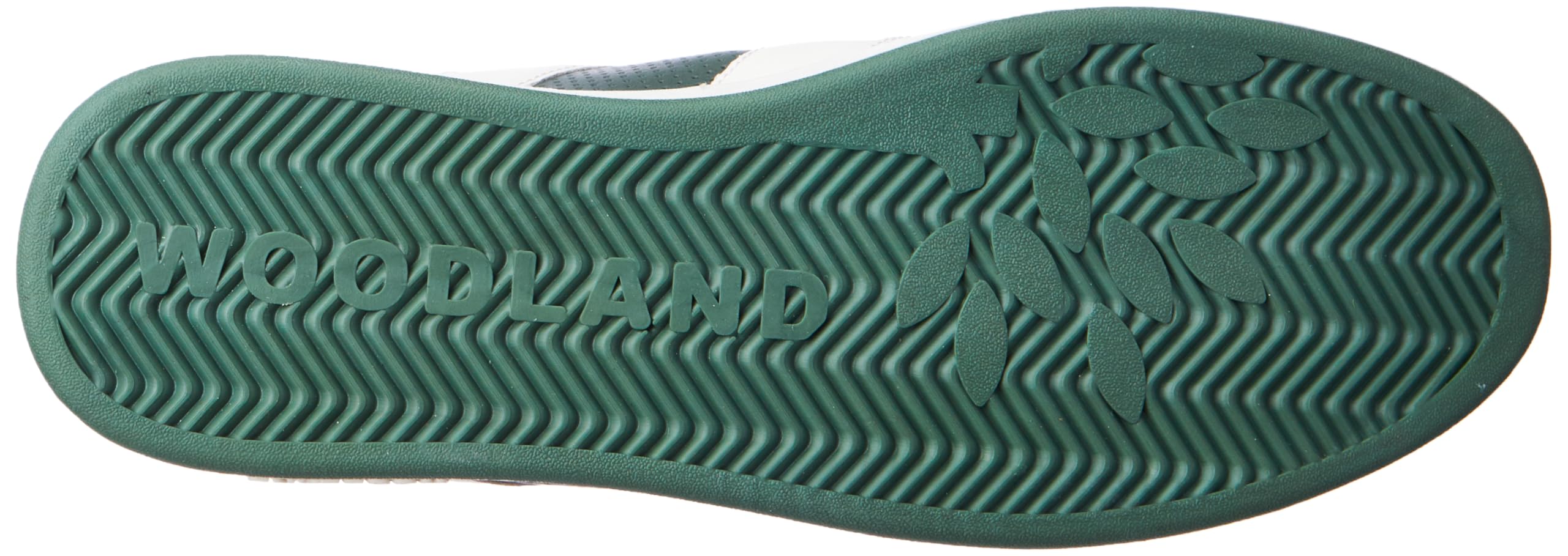 Woodland Men's White/Green PU Casual Shoes - Image 5