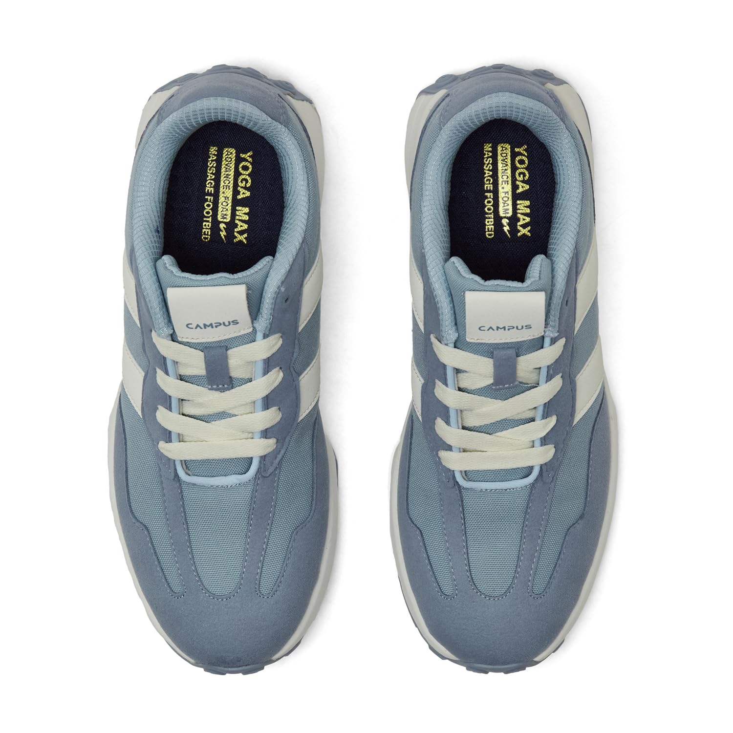 Campus Men's Brisk Sneakers - L.Sky/WHT - Image 4