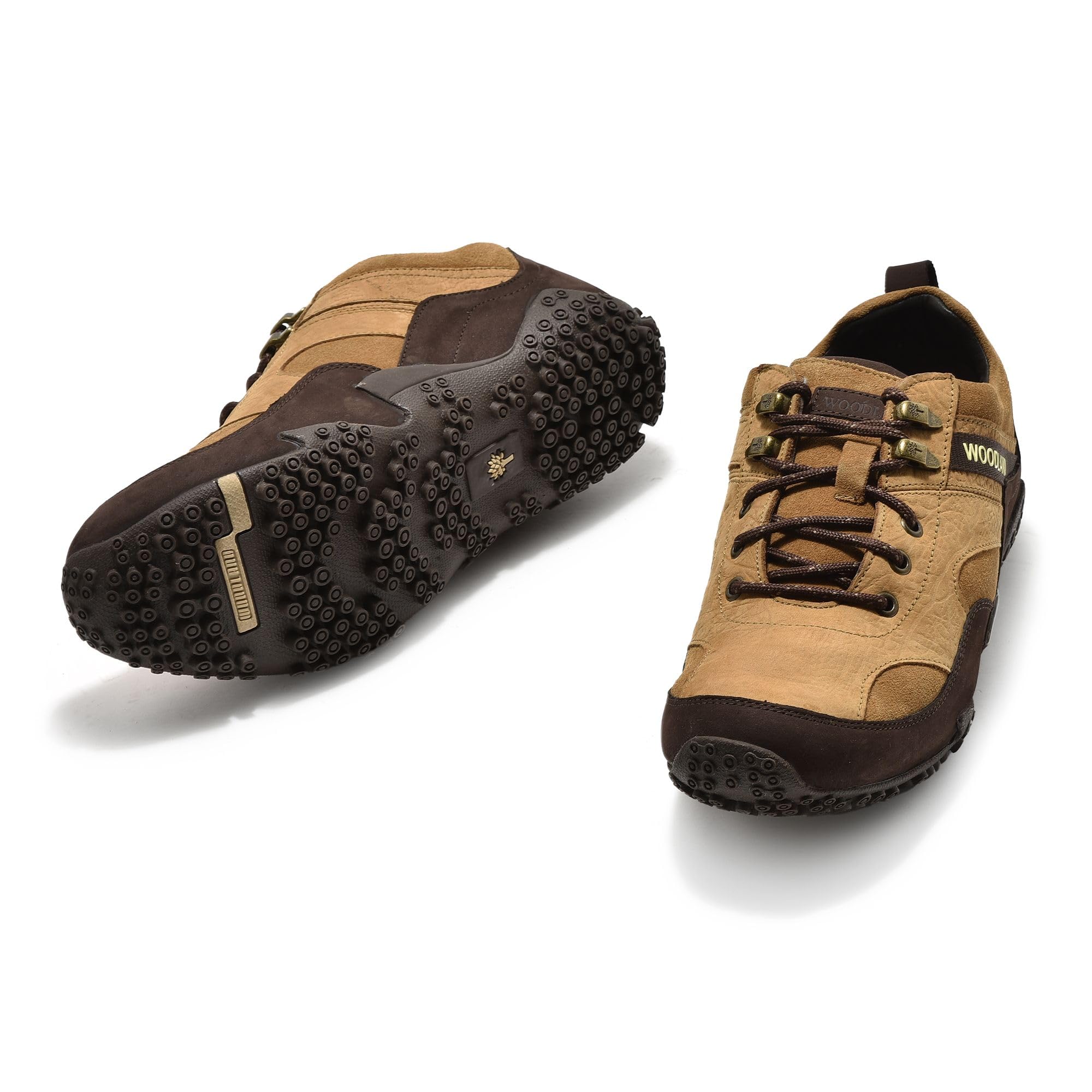 Woodland Men's Camel Casual Shoes - Image 5