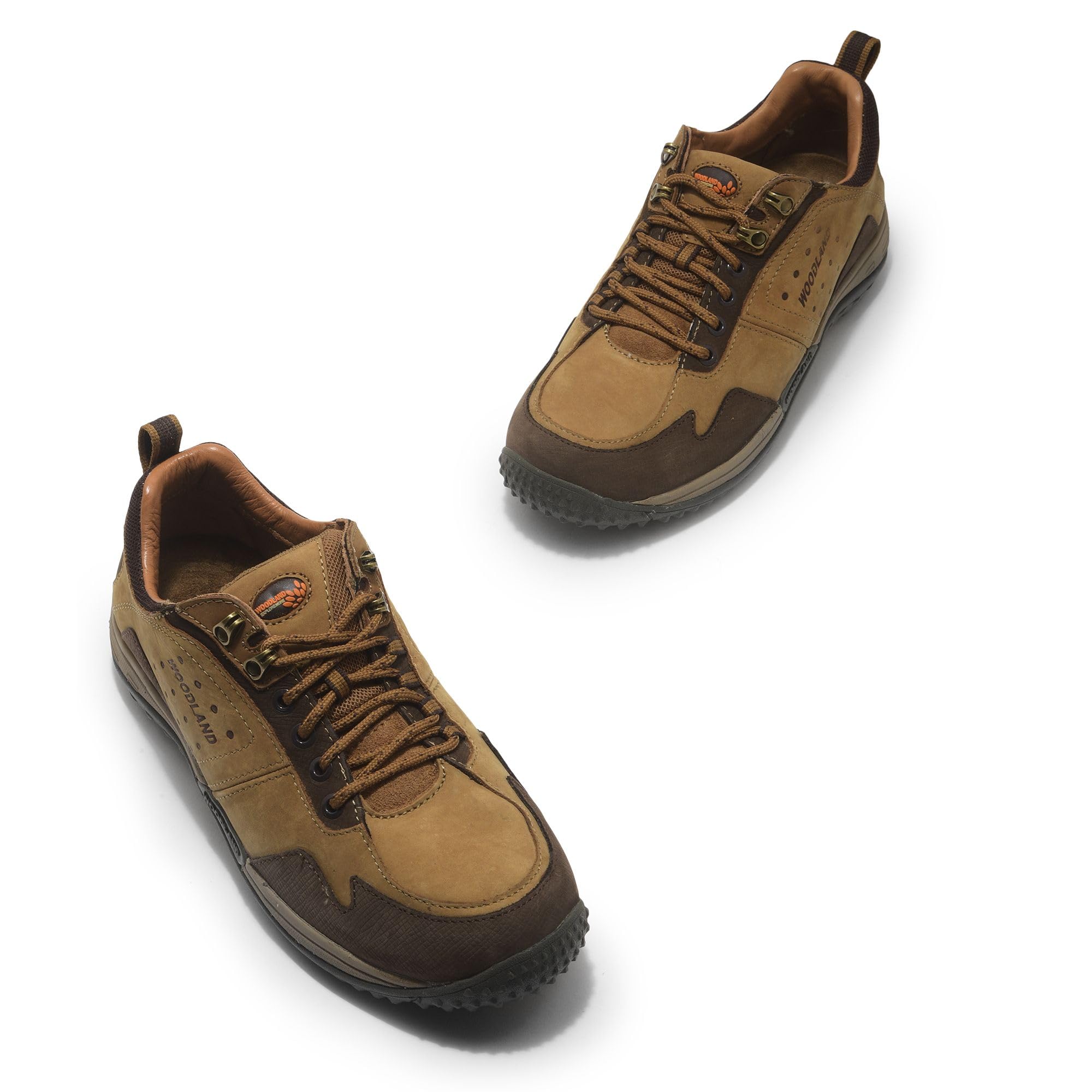 Woodland Men's Camel Leather Loafers - Image 3