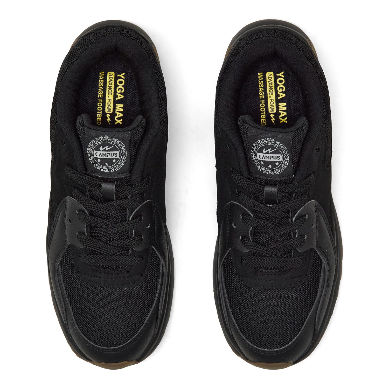 Campus Starship Men's Sneakers - Black/Tan - Image 4