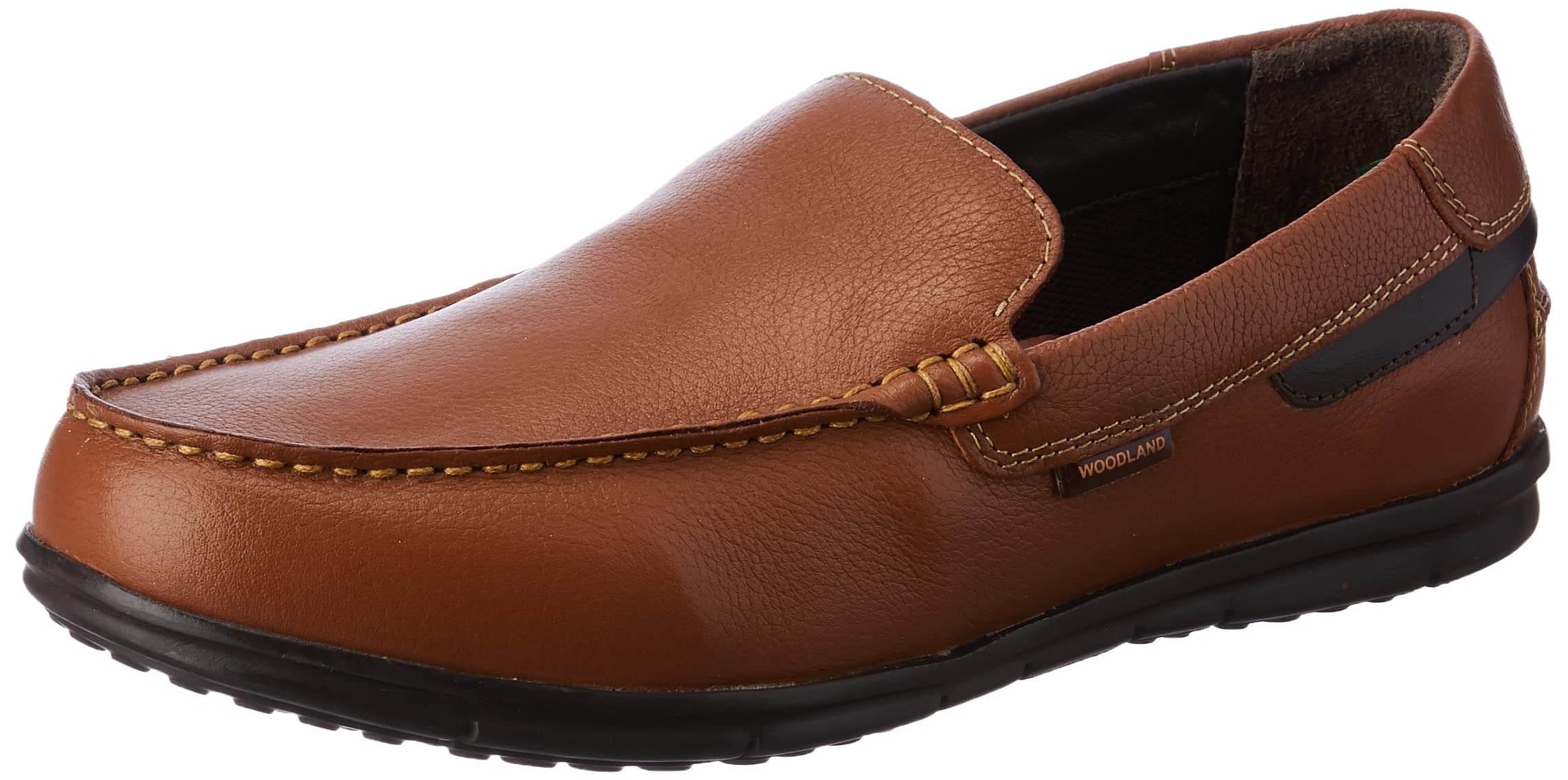 Woodland Men's Tan Leather Loafers
