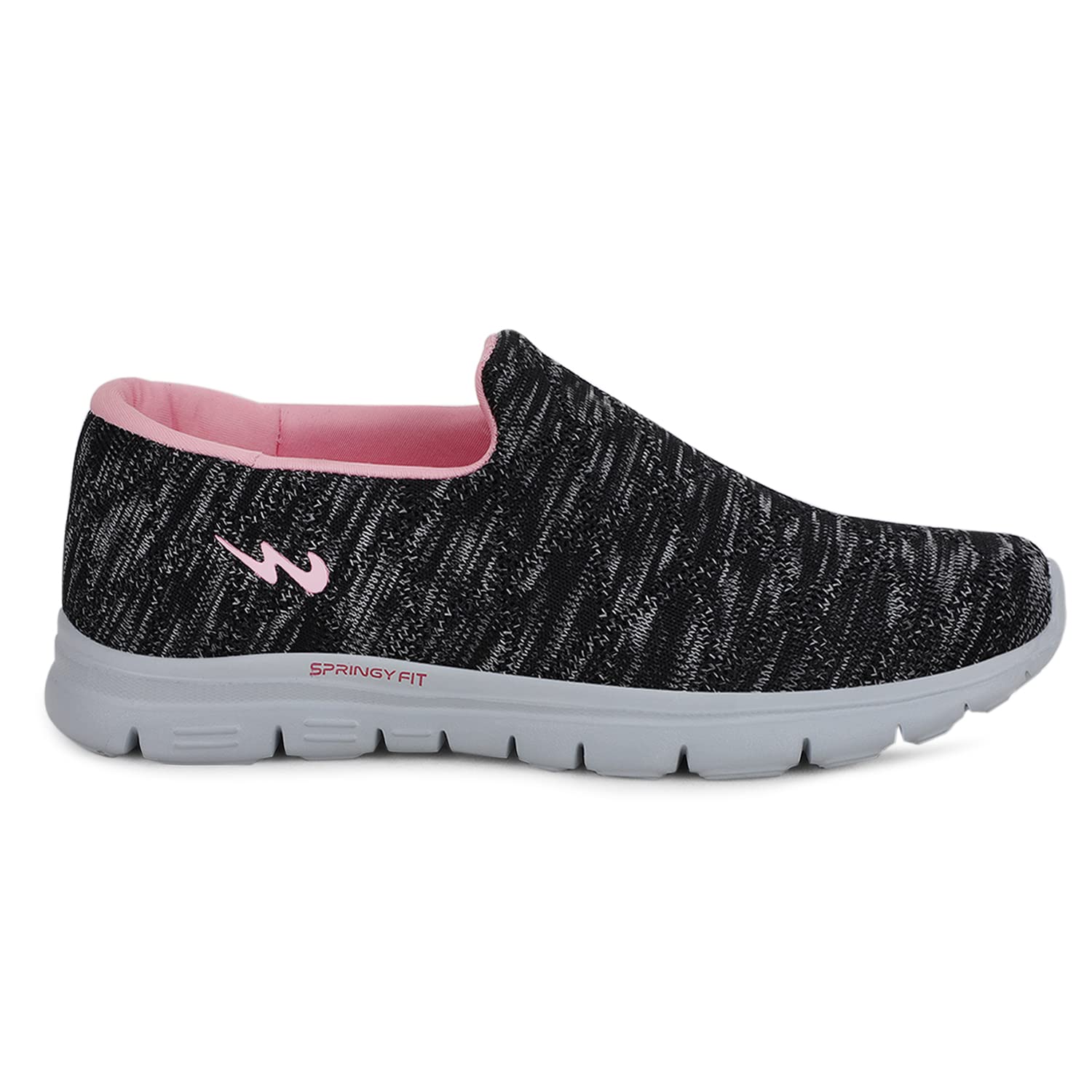 Campus Women's Fabia Walking Shoes - Black