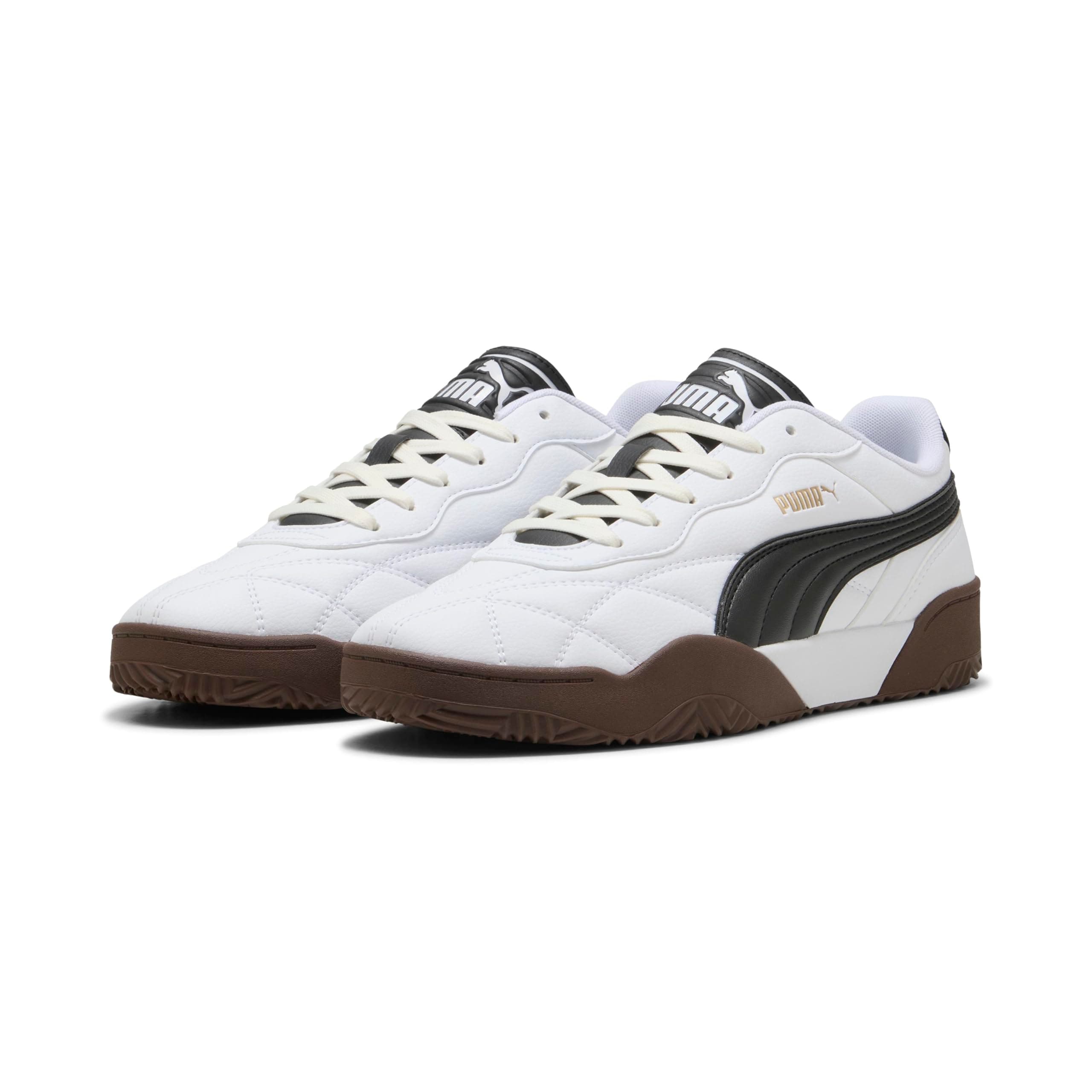 Puma Tifosi Sneaker White Black Espresso Brown