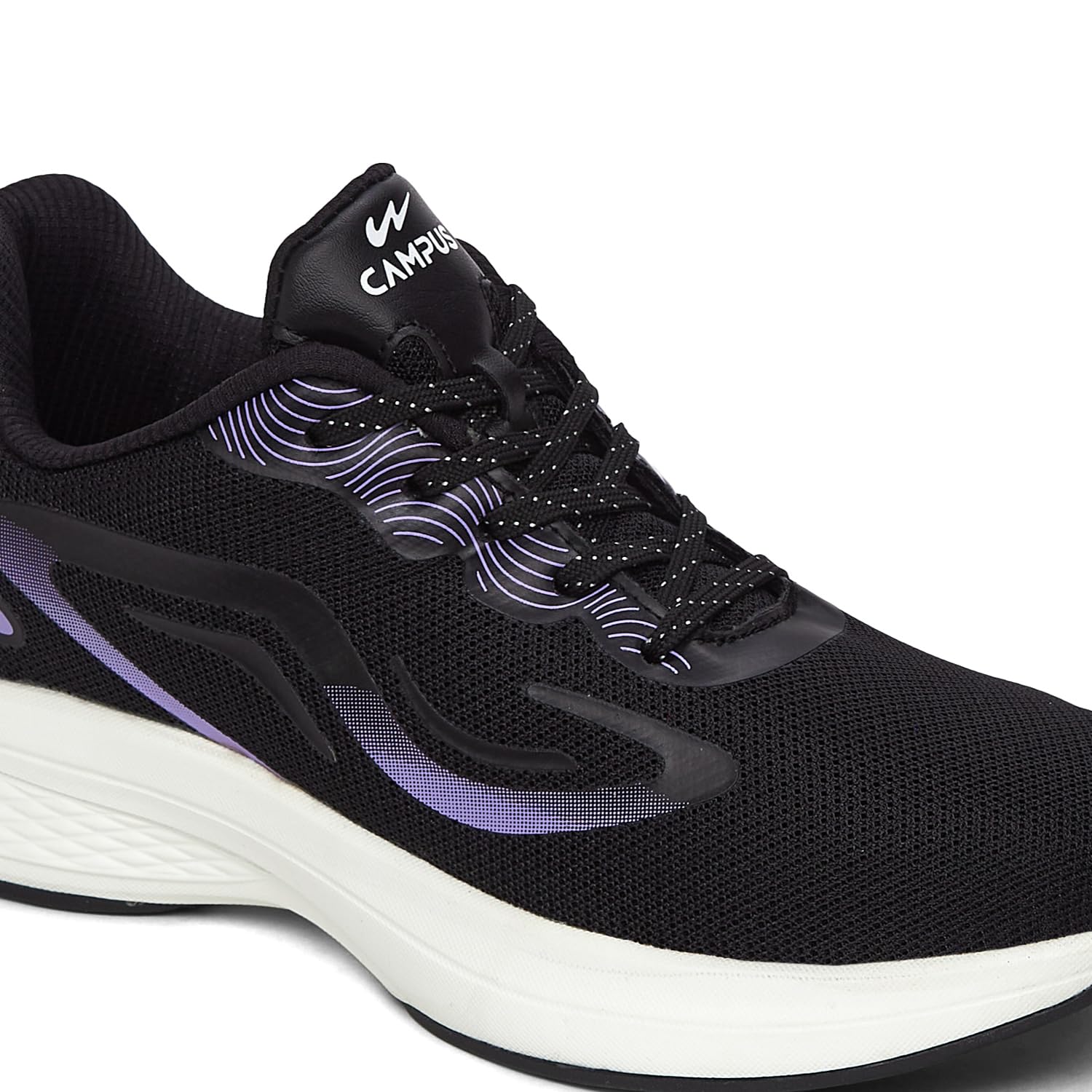 Campus Women's Siren Running Shoes - Black/Purple - Image 4