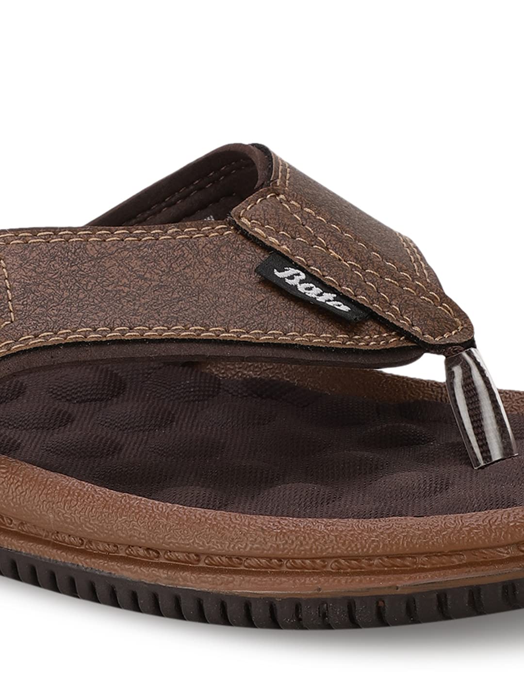 Bata Men's Joy Slippers - Brown - Image 4