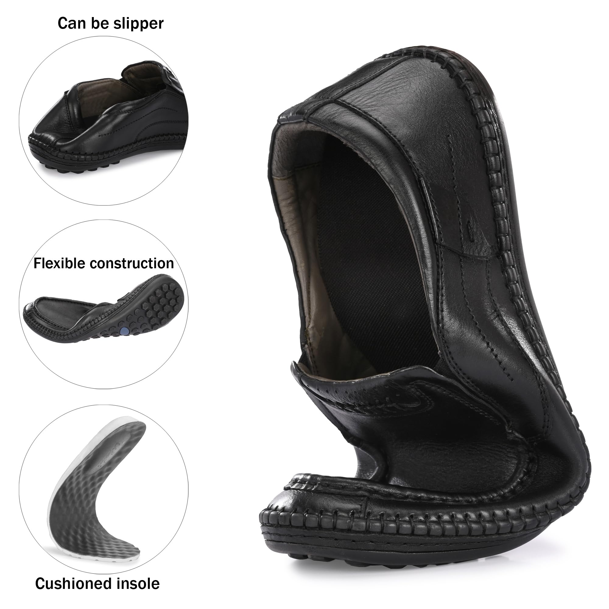 Centrino Men's Blue Leather Formal Shoes - Image 2