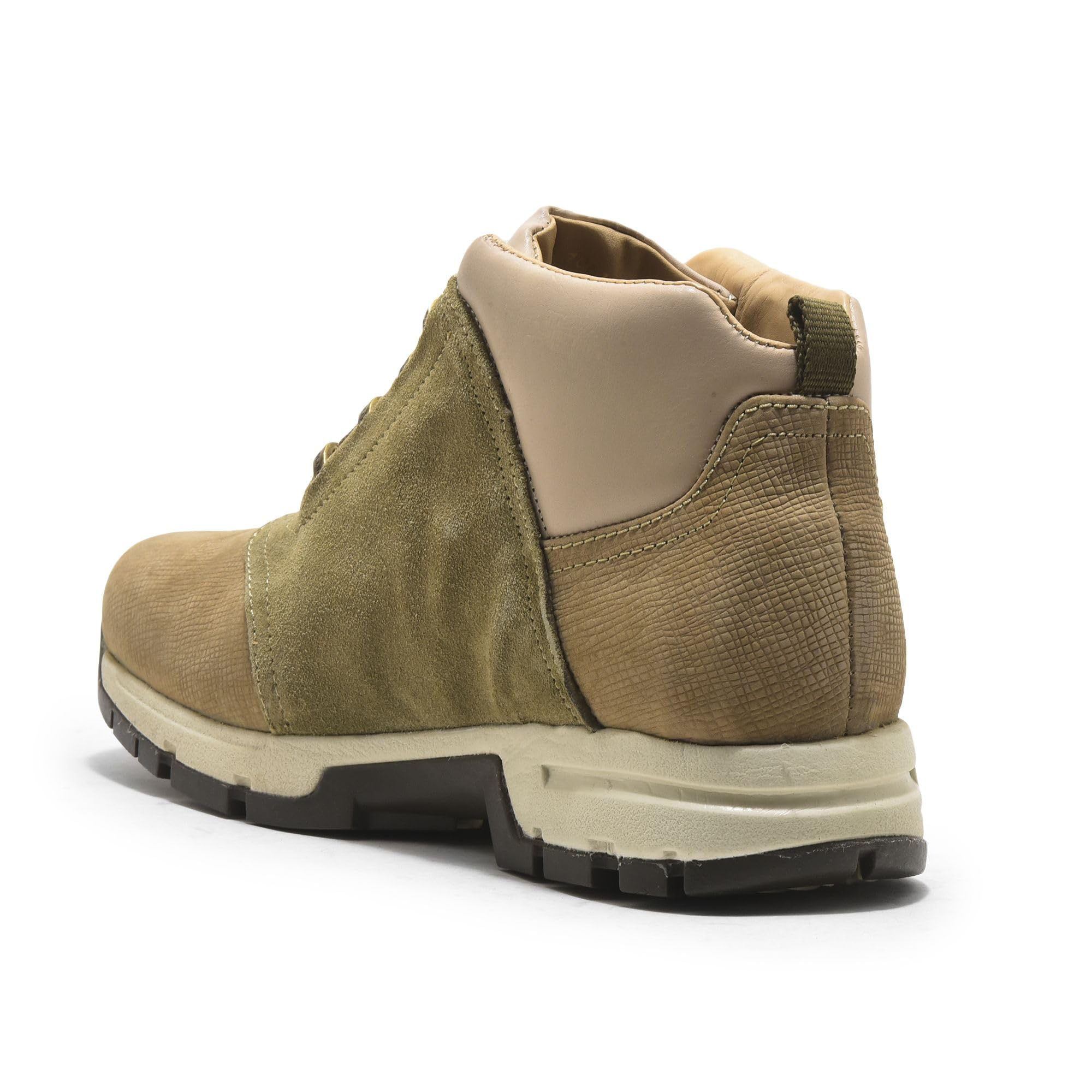 Woodland Men's Khaki Leather Boots - Image 5