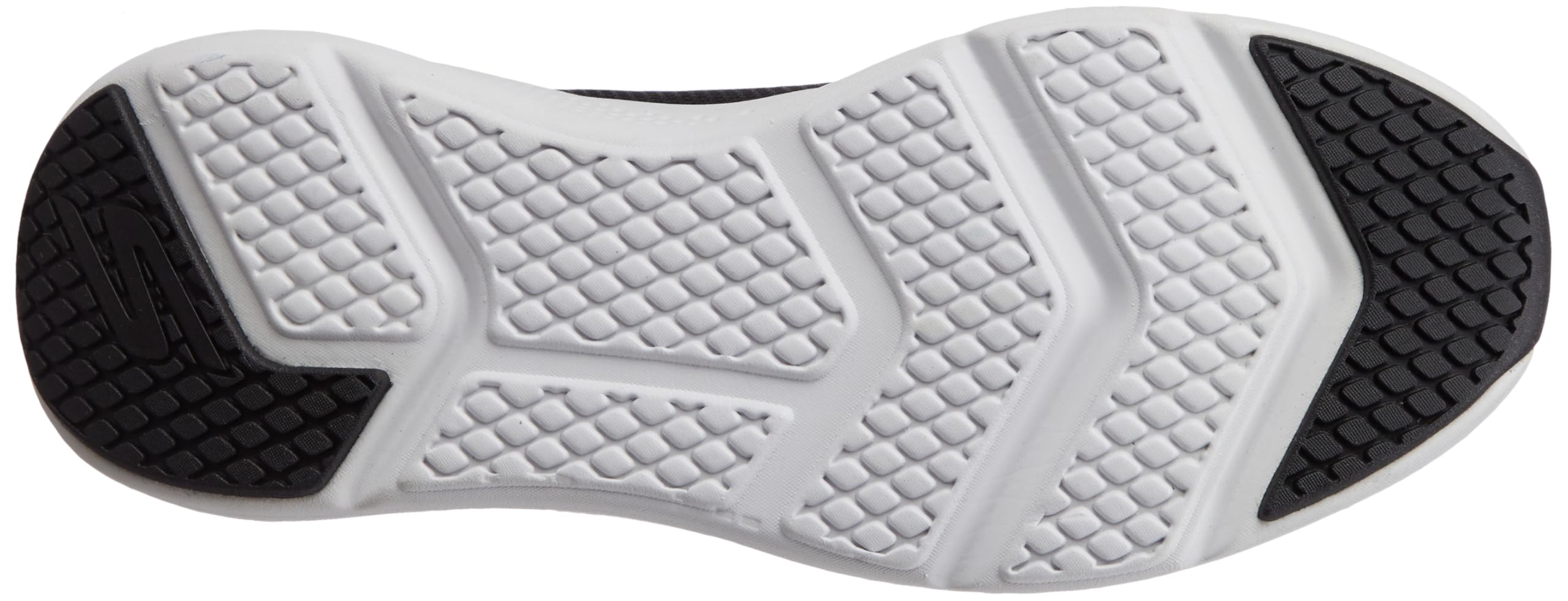 Skechers Men's GO Run Velocity Running Shoes - Black/White - Image 3