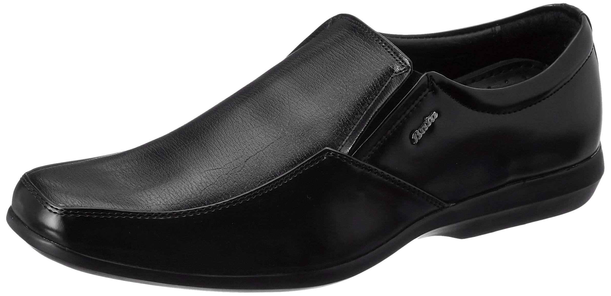Bata Men's Slip-on Formal Shoes - Black