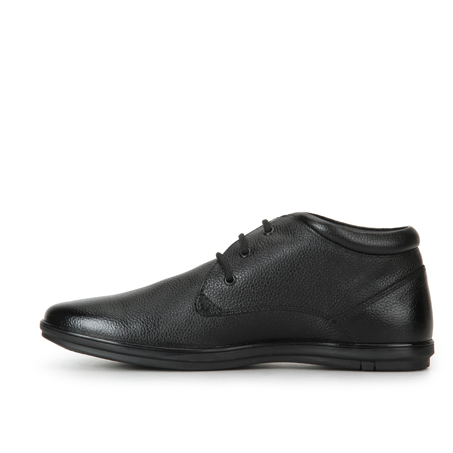 Red Chief Men's Black Leather Derby Shoes - Image 4