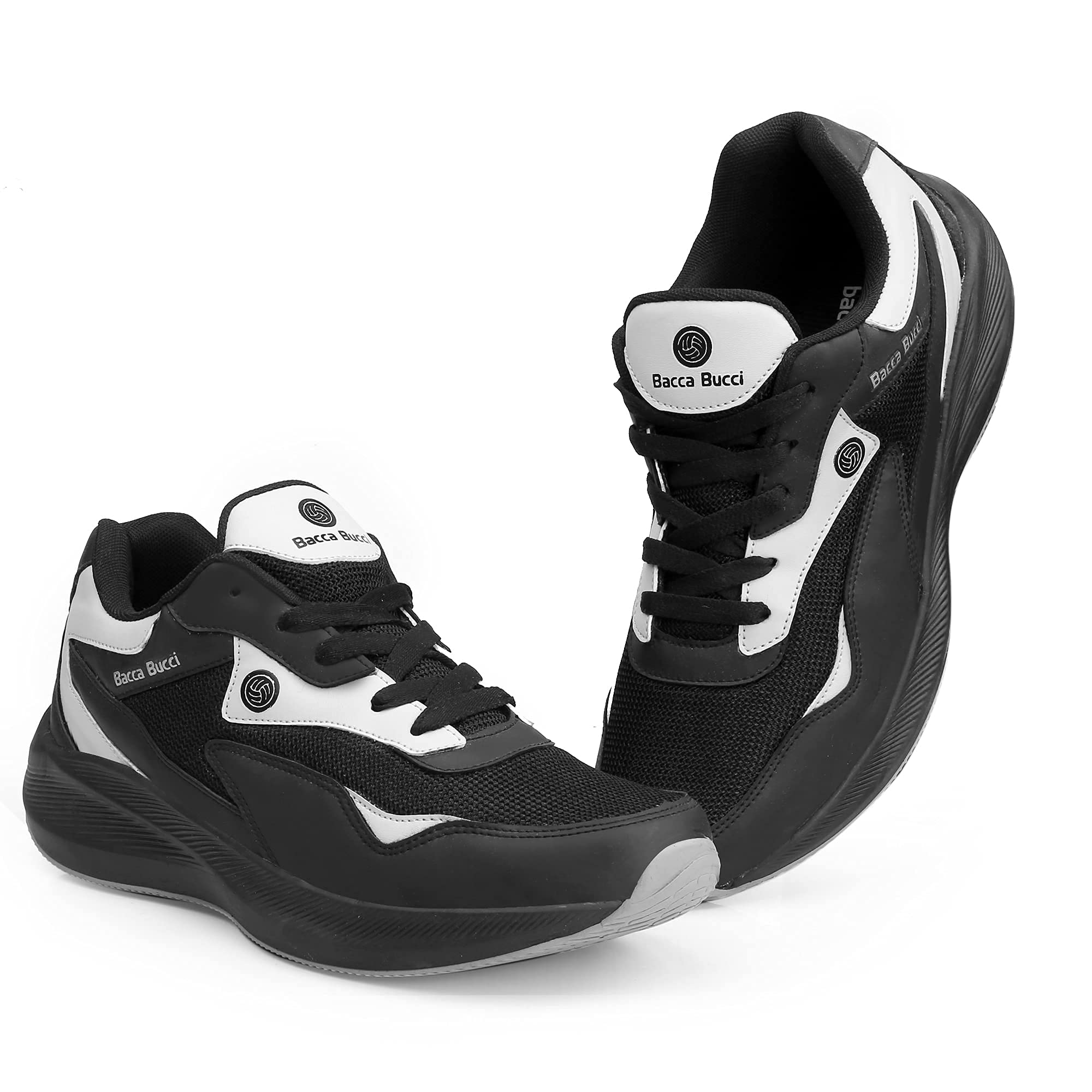 Bacca Bucci Men's Running Shoes - Black - Image 5