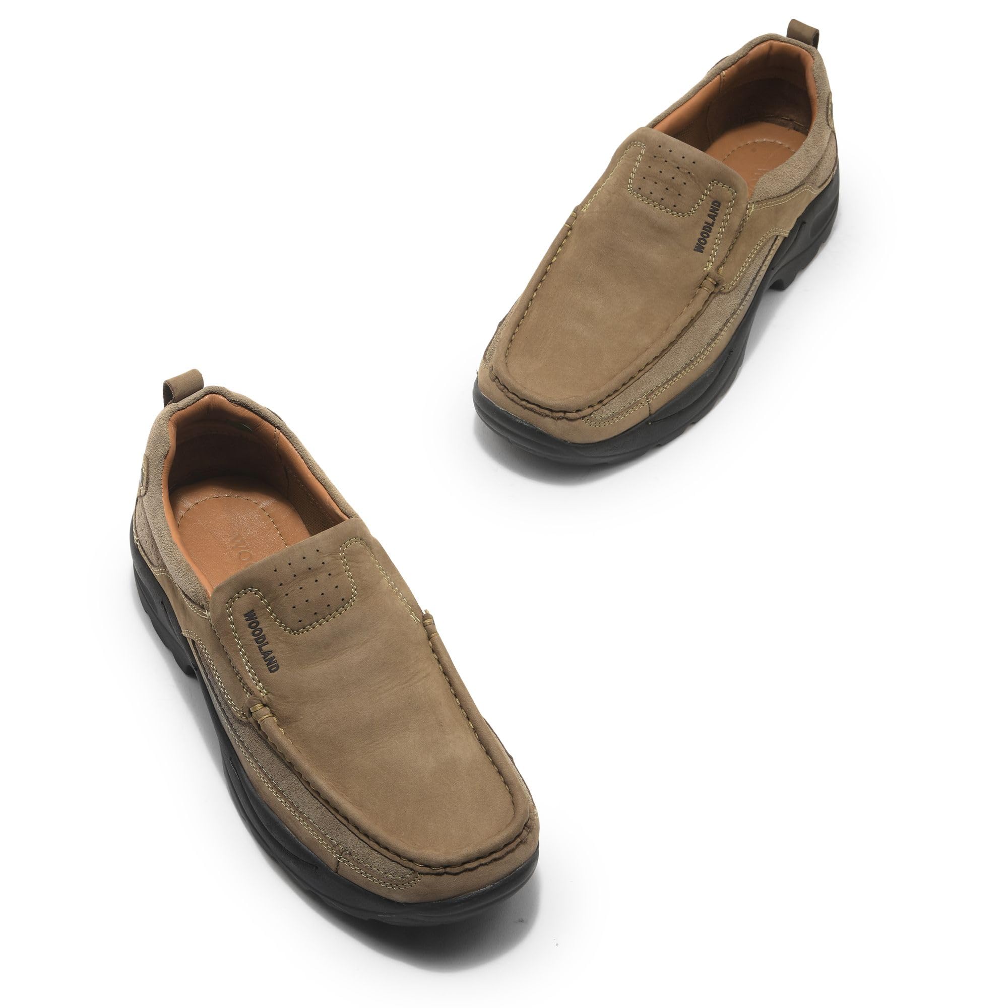 Woodland Men's Dubai Khaki Casual Shoe - Image 3