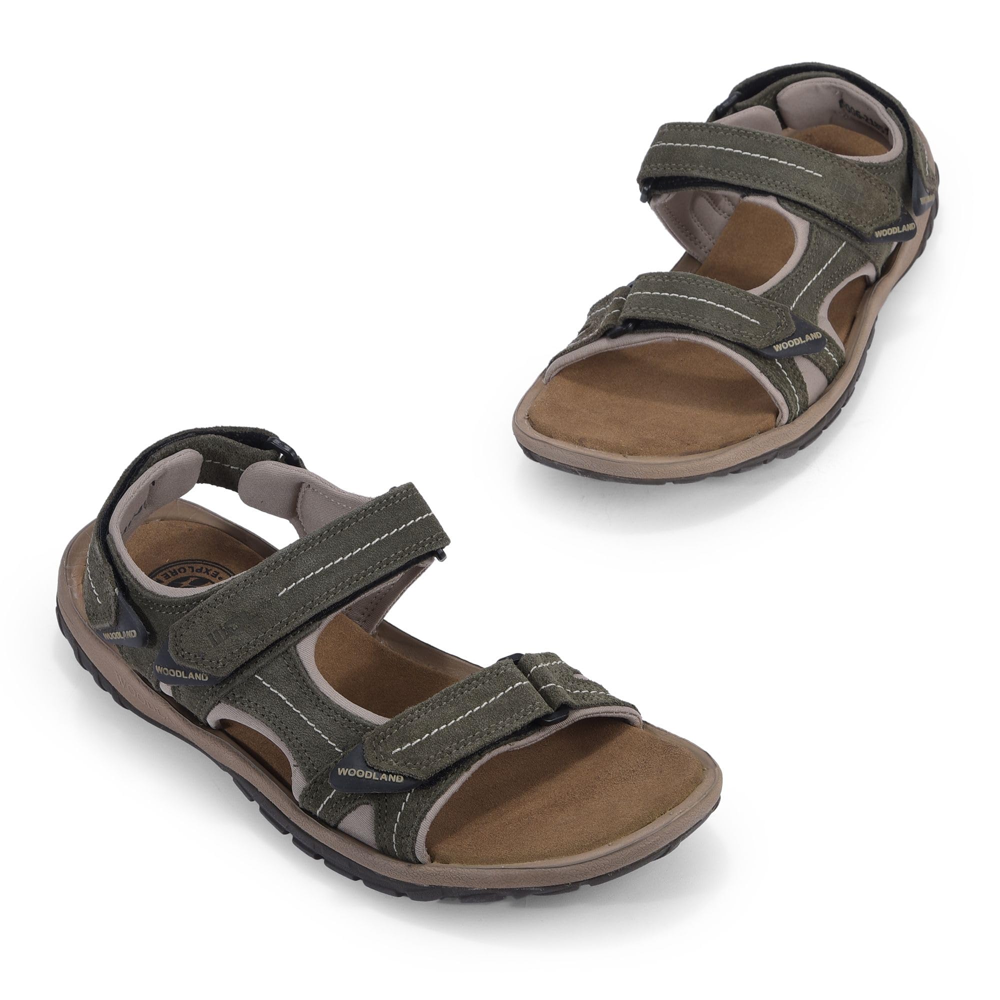 Woodland Men's Sport Sandal - Olive Green - Image 2
