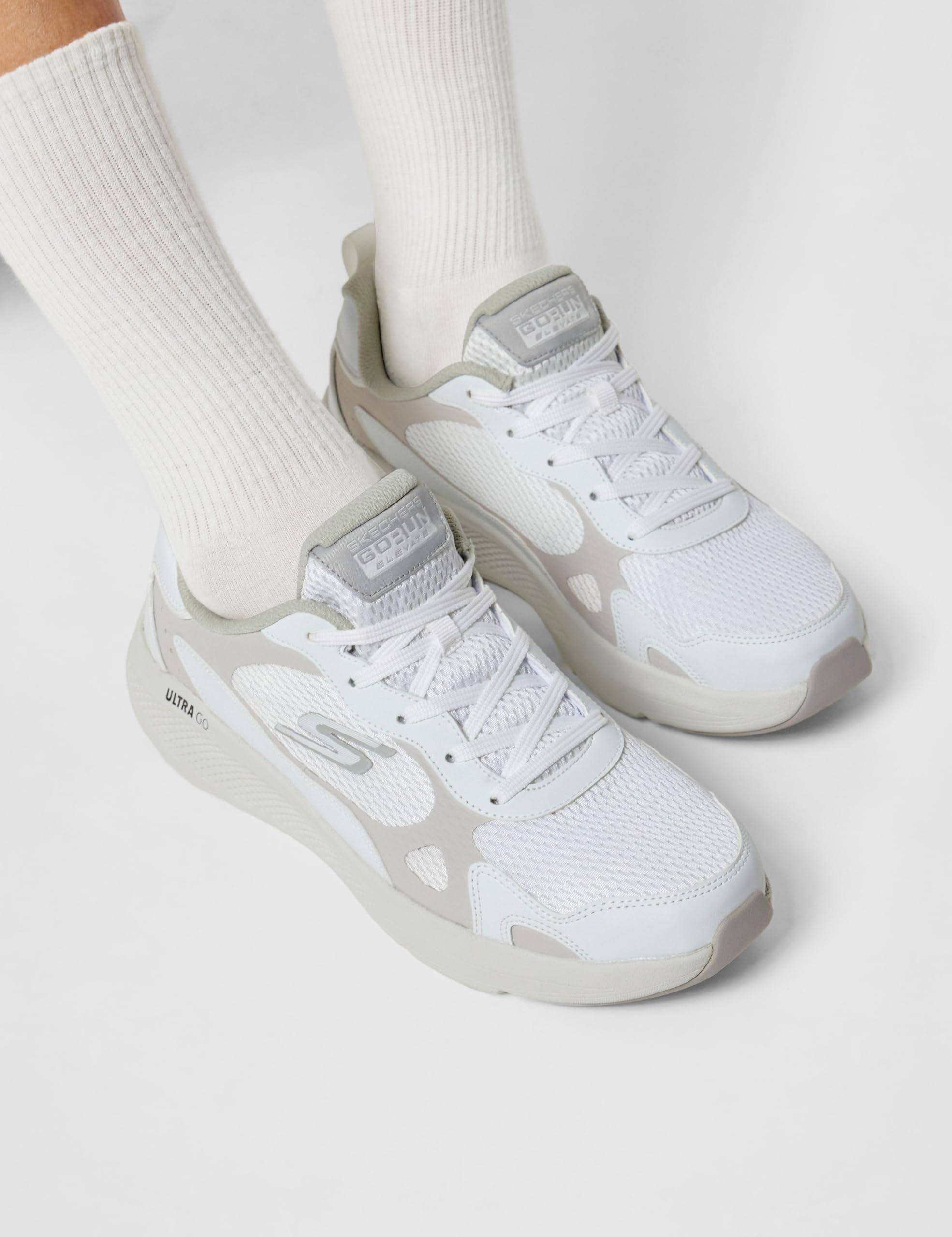 Skechers Men's Running Shoes - White - Image 2