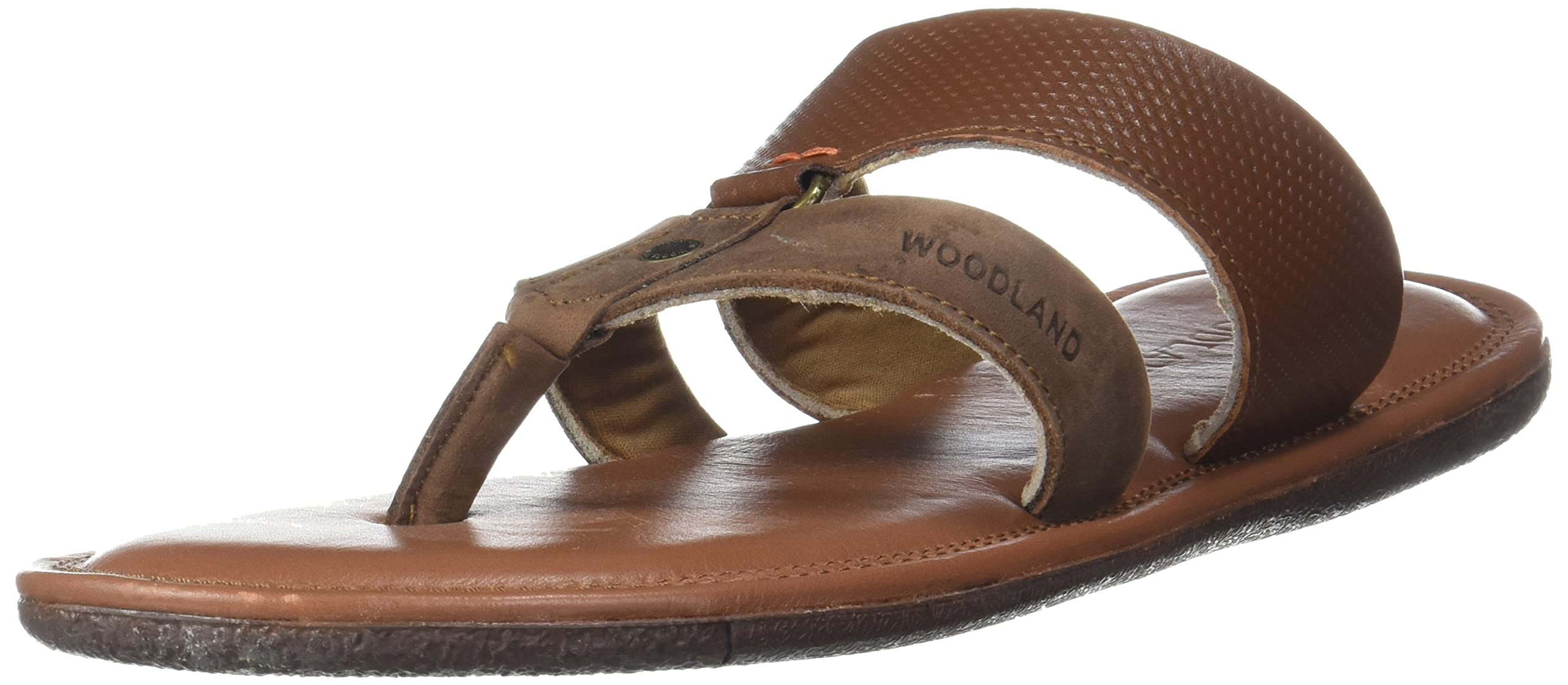 Woodland Men's Leather Slipper - Dbrown