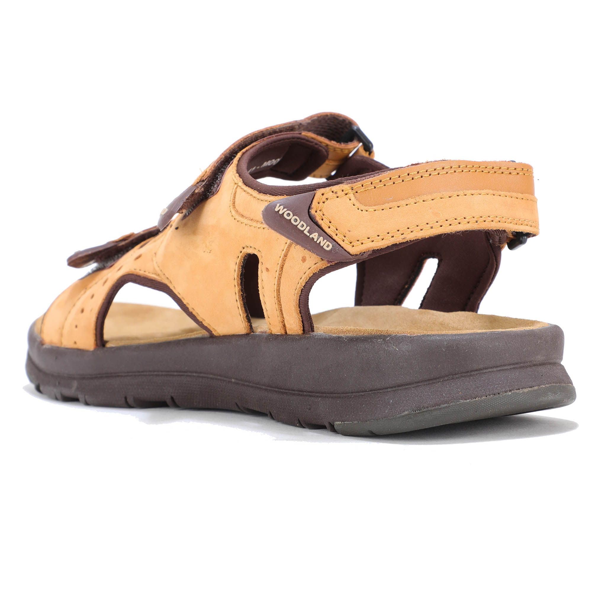 Woodland Men's Leather Sandal - Tan - Image 5